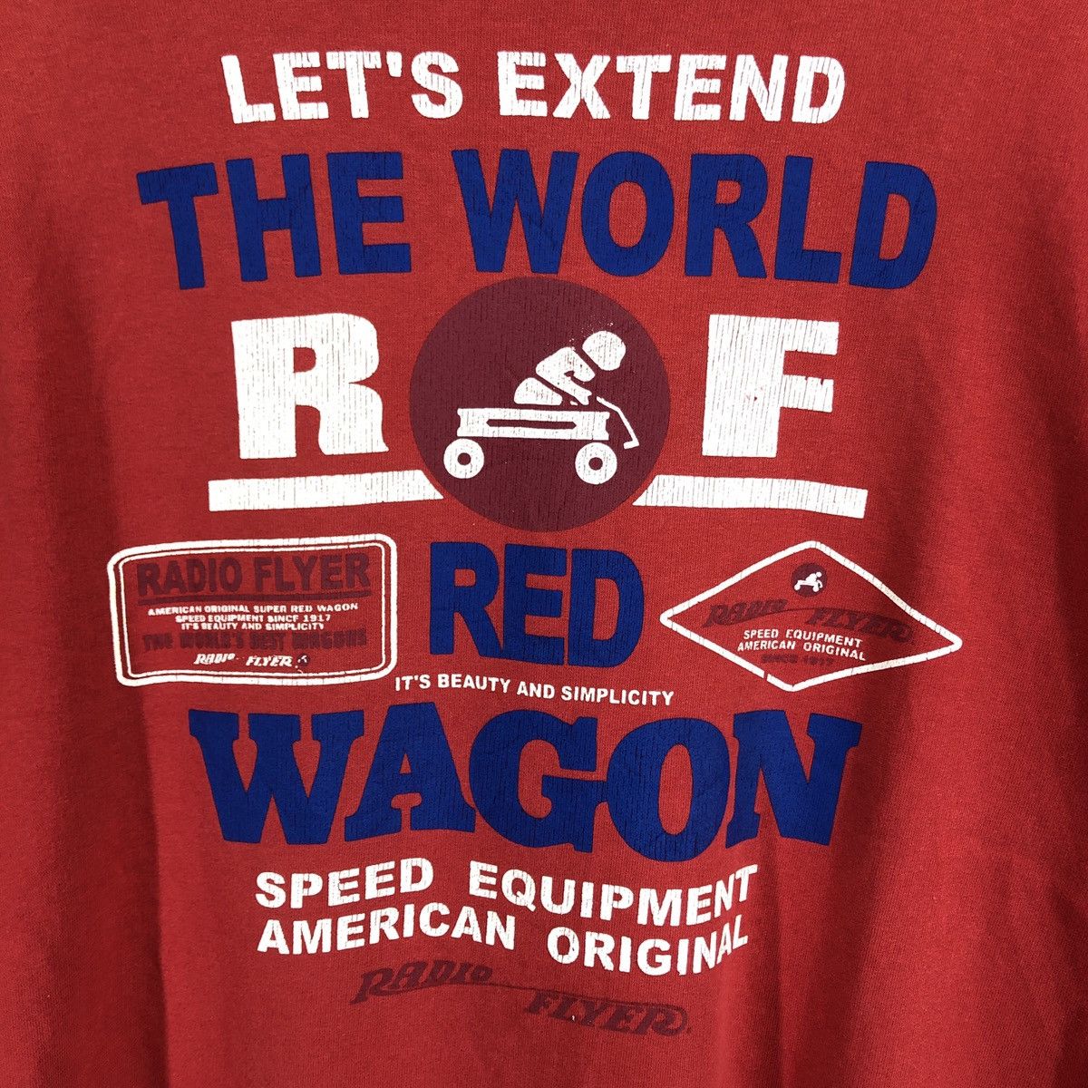 Japanese Brand RADIO FLYER RED WAGON Crew Neck Sweatshirt #2821-103 Size US L / EU 52-54 / 3 - 2 Thumbnail