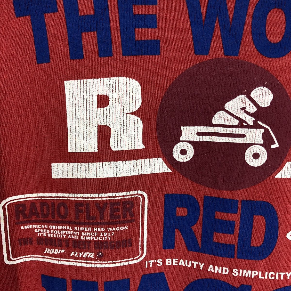 Japanese Brand RADIO FLYER RED WAGON Crew Neck Sweatshirt #2821-103 Size US L / EU 52-54 / 3 - 3 Thumbnail