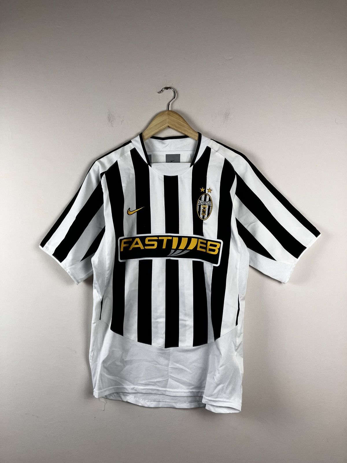 Nike × Vintage Nike Vintage Juventus 11 Nedved Stripe Soccer Jersey Size US M / EU 48-50 / 2 - 3 Thumbnail