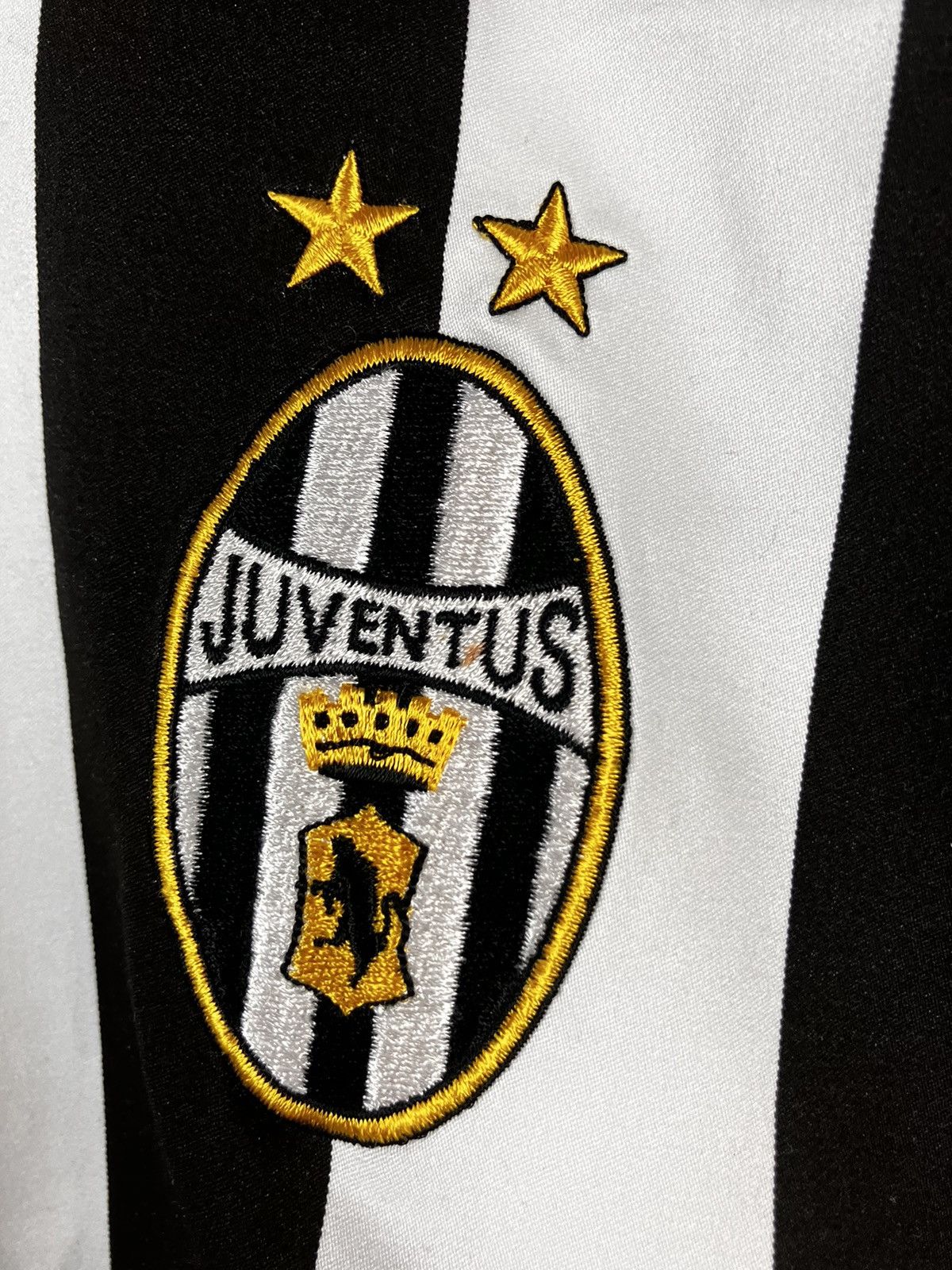 Nike × Vintage Nike Vintage Juventus 11 Nedved Stripe Soccer Jersey Size US M / EU 48-50 / 2 - 7 Thumbnail