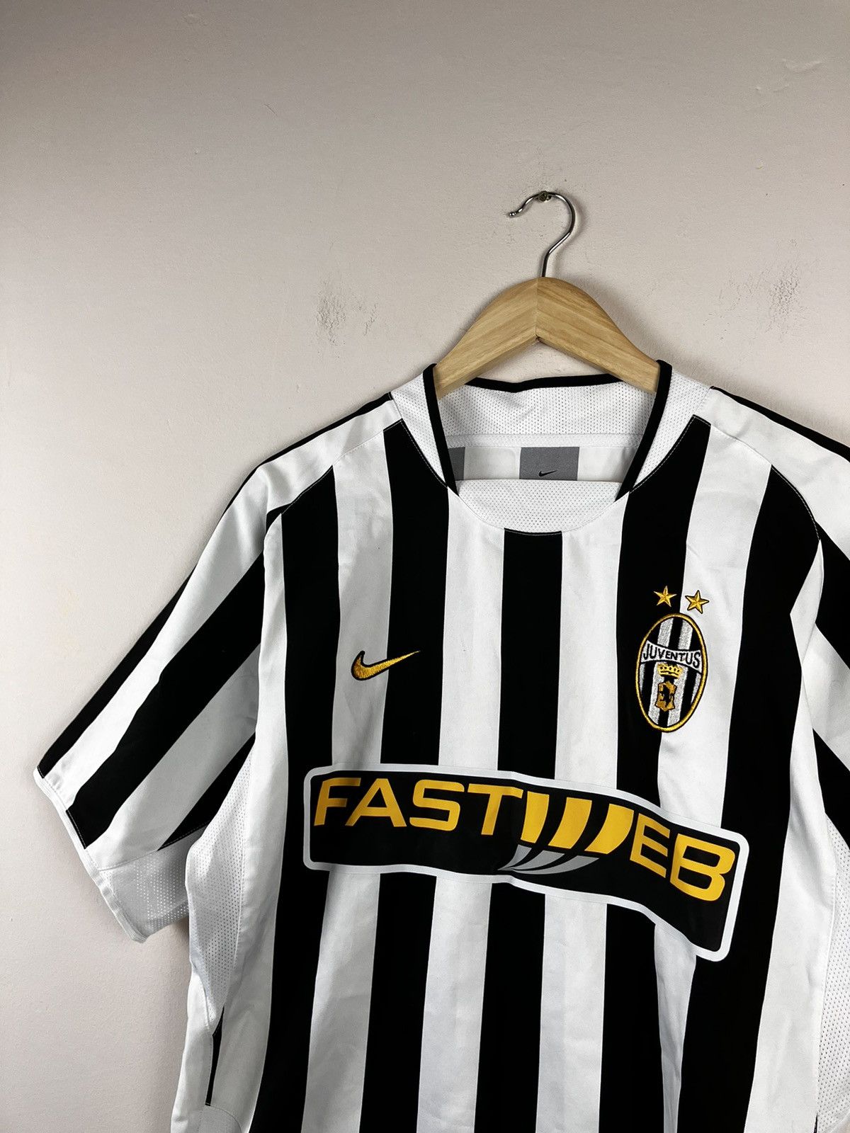 Nike × Vintage Nike Vintage Juventus 11 Nedved Stripe Soccer Jersey Size US M / EU 48-50 / 2 - 4 Thumbnail