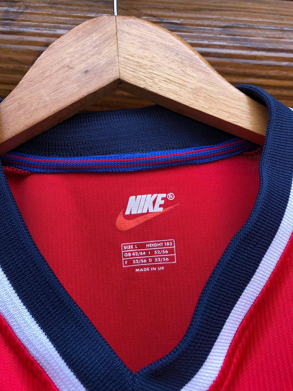 Nike × Vintage Vintage Nike GLASGOW RANGERS Away Shirt Jersey Scotland Size US L / EU 52-54 / 3 - 10 Thumbnail