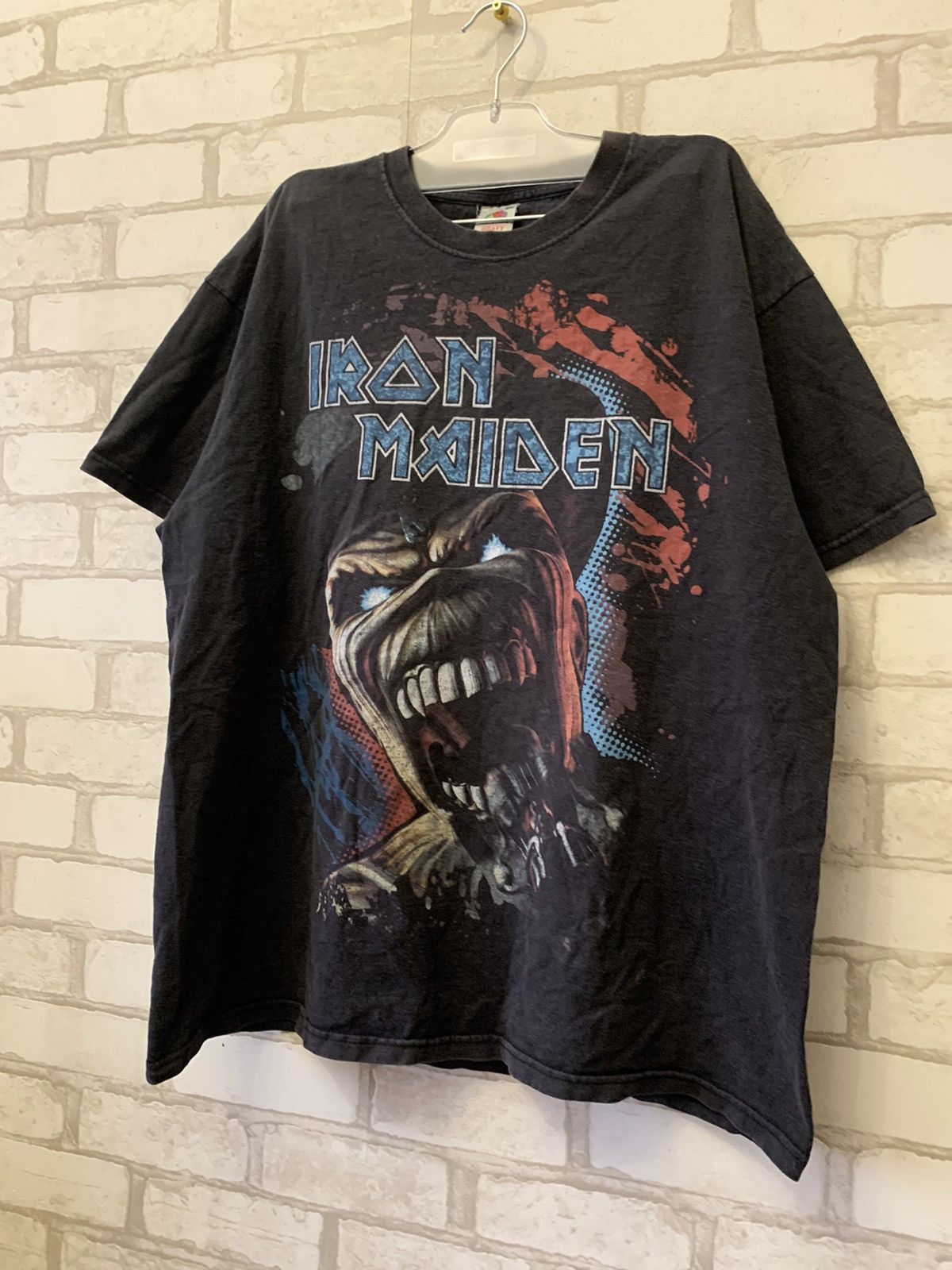Iron Maiden Iron maiden vintage band tee big logo Size US XL / EU 56 / 4 - 2 Thumbnail