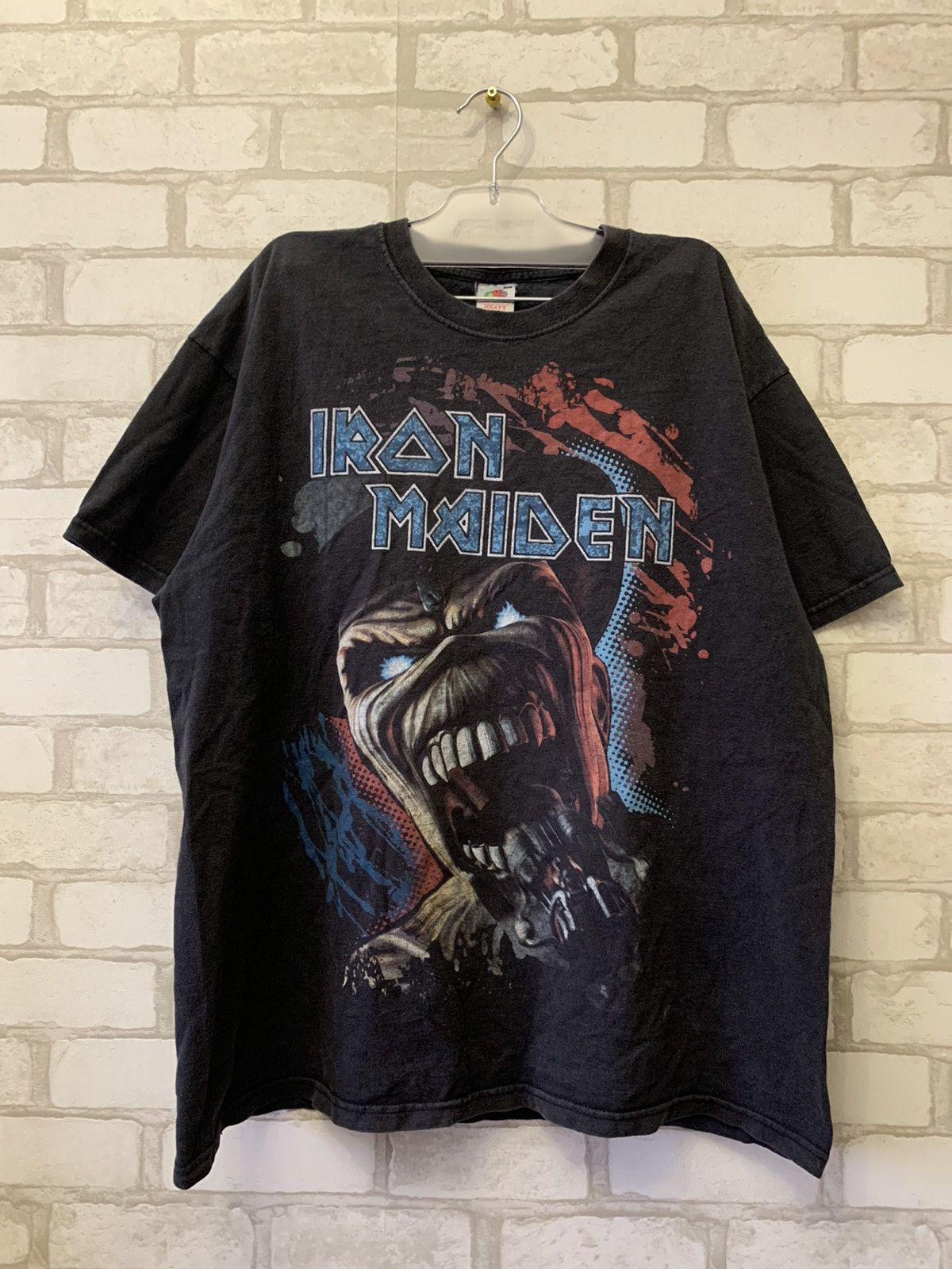 Iron Maiden Iron maiden vintage band tee big logo Size US XL / EU 56 / 4 - 3 Thumbnail