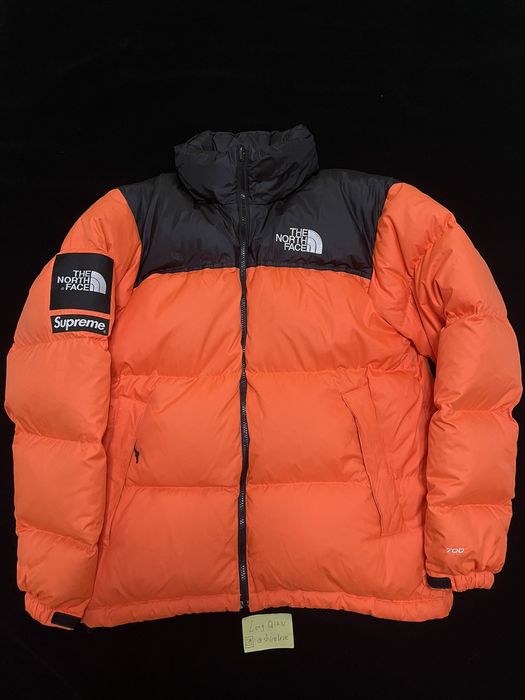 Supreme the north clearance face nuptse orange