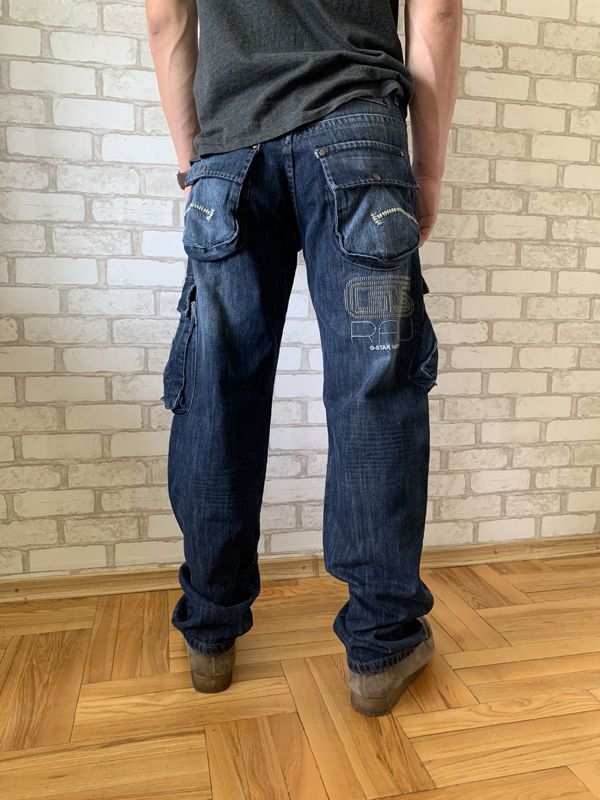 G-Star G star raw vintage denim bondage cargo pants Size US 31 - 3 Thumbnail