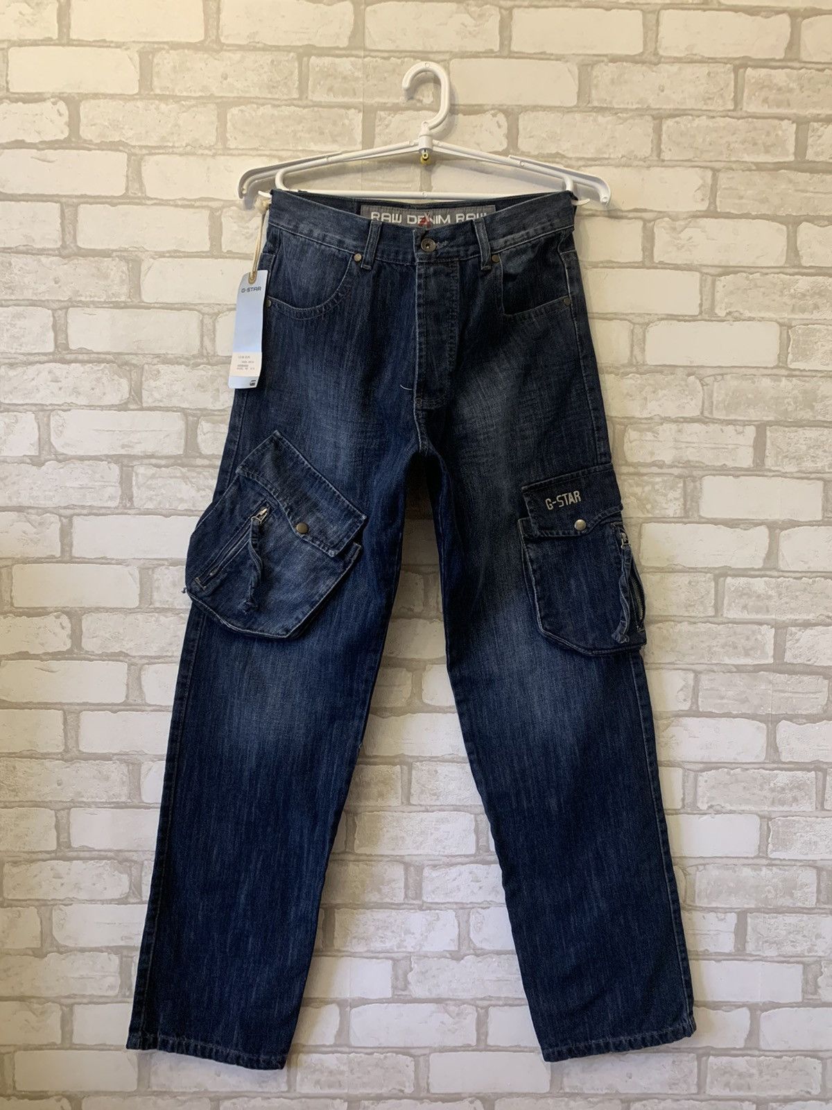 G-Star G star raw vintage denim bondage cargo pants Size US 31 - 1 Thumbnail