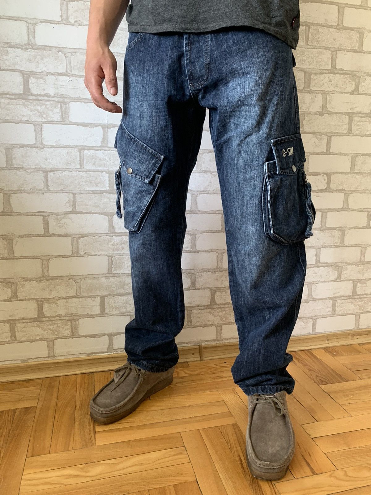 G-Star G star raw vintage denim bondage cargo pants Size US 31 - 2 Thumbnail