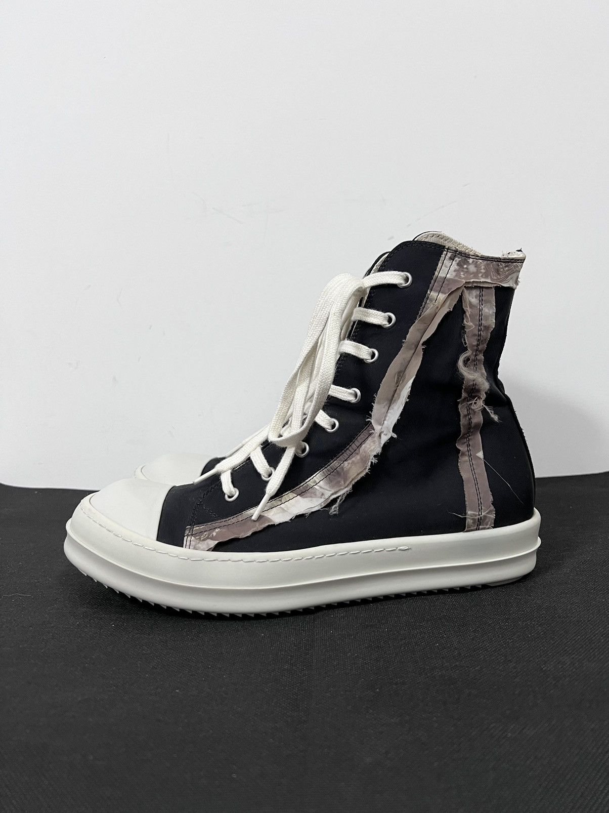 Rick Owens Drkshdw Rick owens drkshdw ramones high top sneakers sz42 Size US 9 / EU 42 - 2 Thumbnail