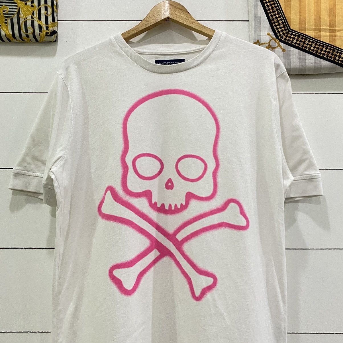 HYDROGEN × If Six Was Nine × Le Grande Bleu (L.G.B.) Hydrogen Pink Skull Tee Tshirt Number Nine Style Size US M / EU 48-50 / 2 - 3 Thumbnail