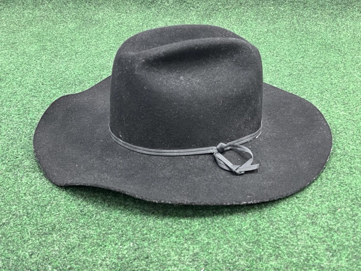 Chapeau Cowboy Noir Resistol – Style Western Homme, Felt Wool One Size