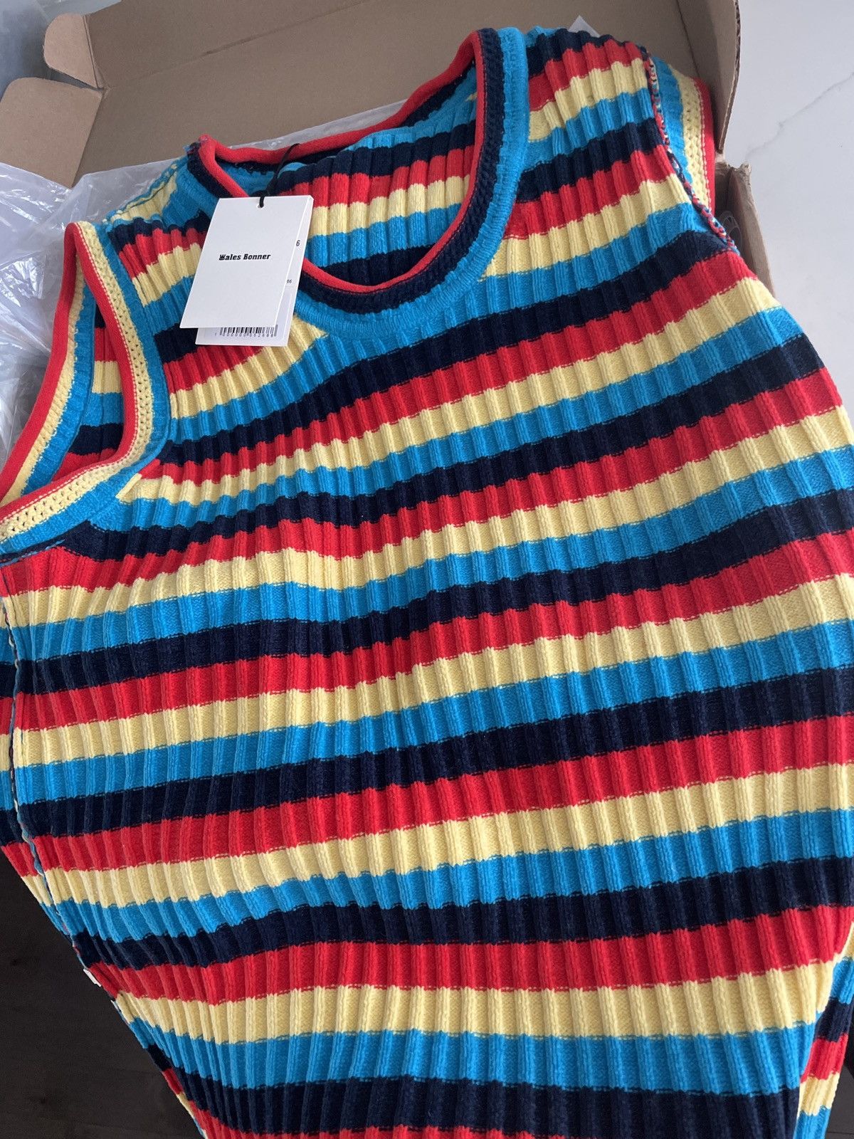 WALES BONNER Multicolor Choir Tank Top xxl/5