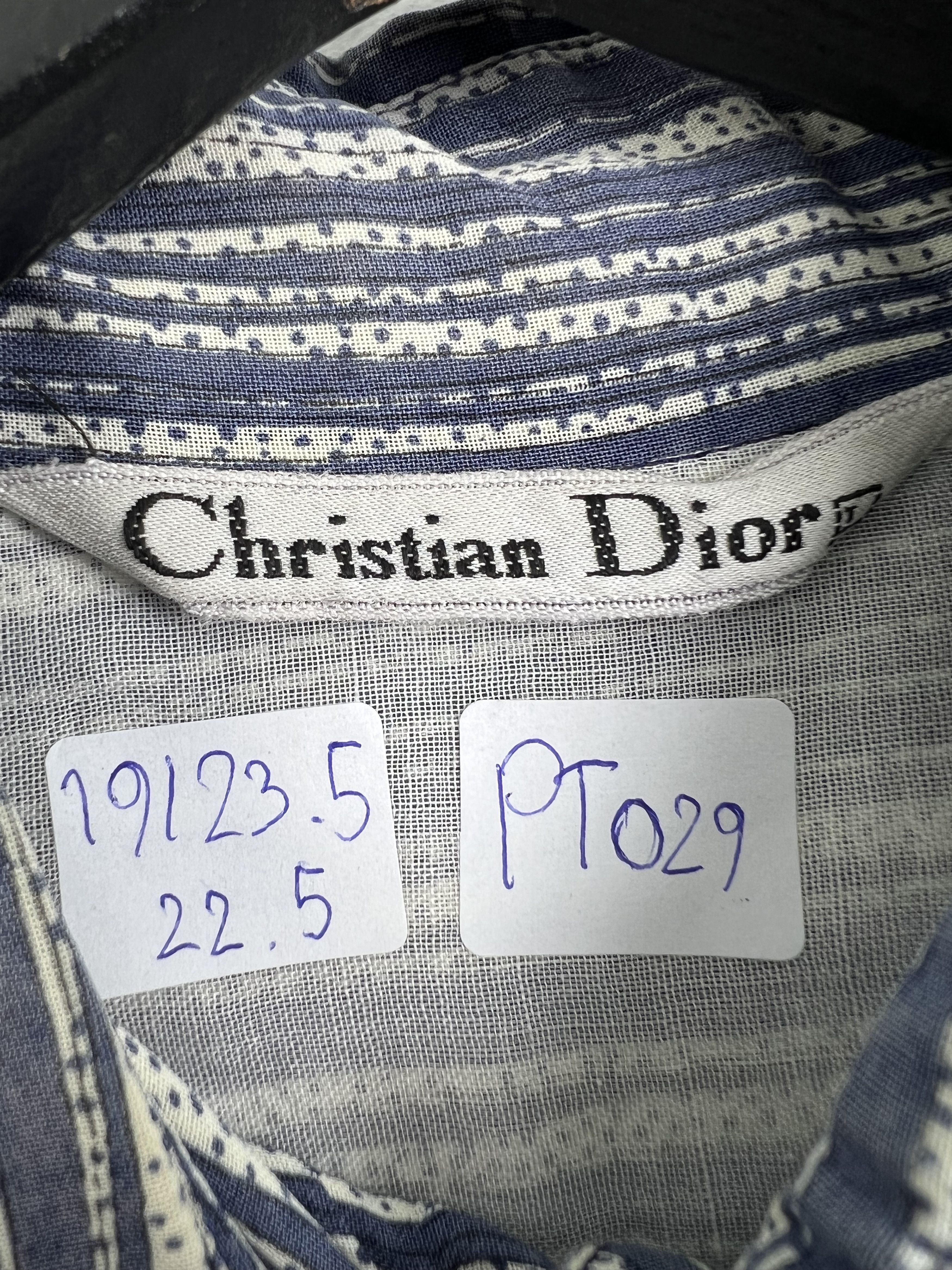 Dior Vintage Christian Dior shirt GTMPT029 Size M / US 6-8 / IT 42-44 - 2 Thumbnail