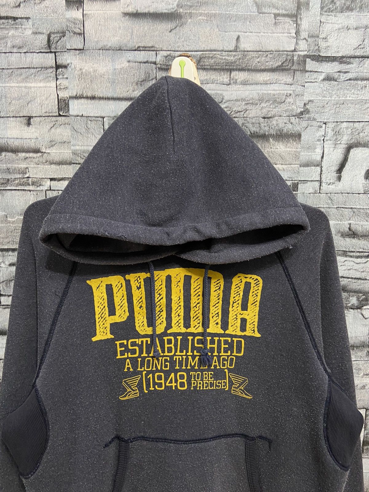 Puma Vintage Puma hoodie big design spell out Size US L / EU 52-54 / 3 - 2 Thumbnail