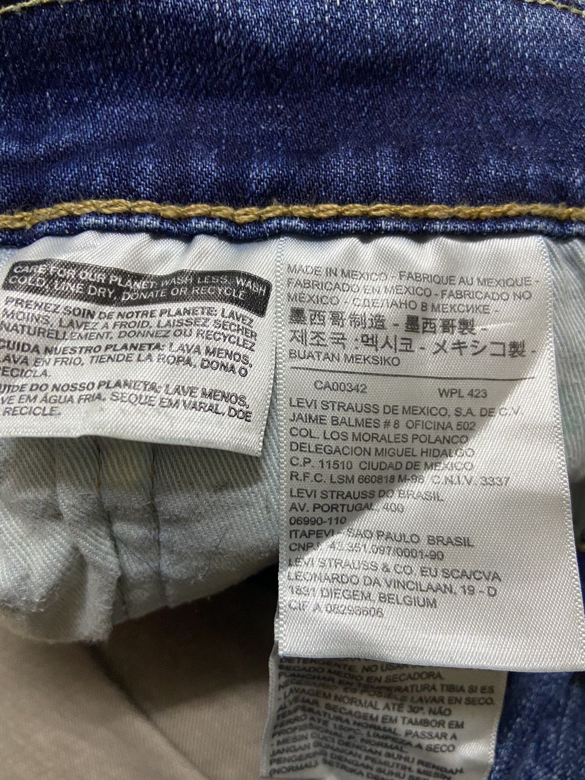 Levi's Vintage 512 Jeans Levis W34 dark blue Size US 34 / EU 50 - 8 Thumbnail