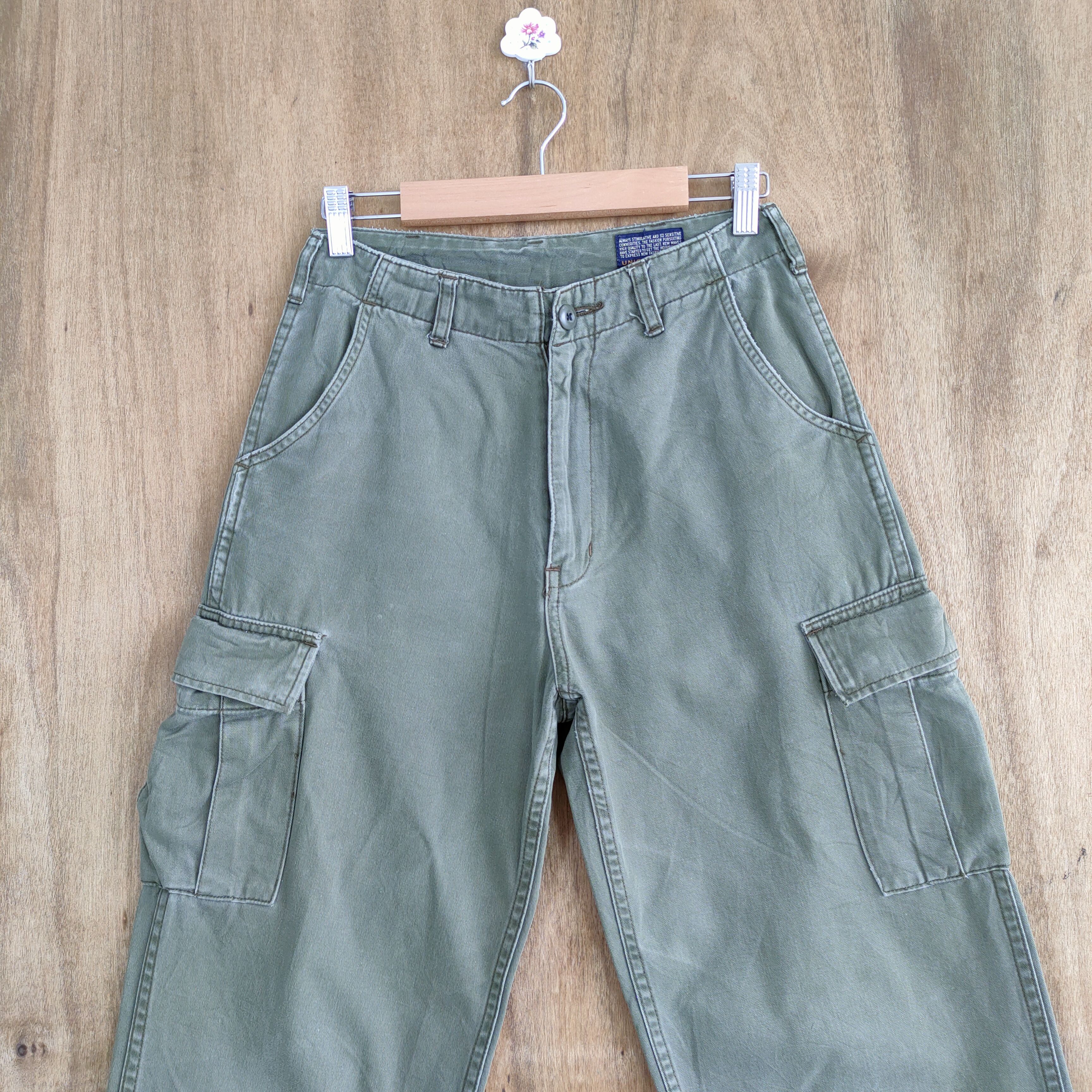 Japanese Brand JAPANESE BRAND BAGGY FADED CARGO PANTS Size US 26 / EU 42 - 2 Thumbnail