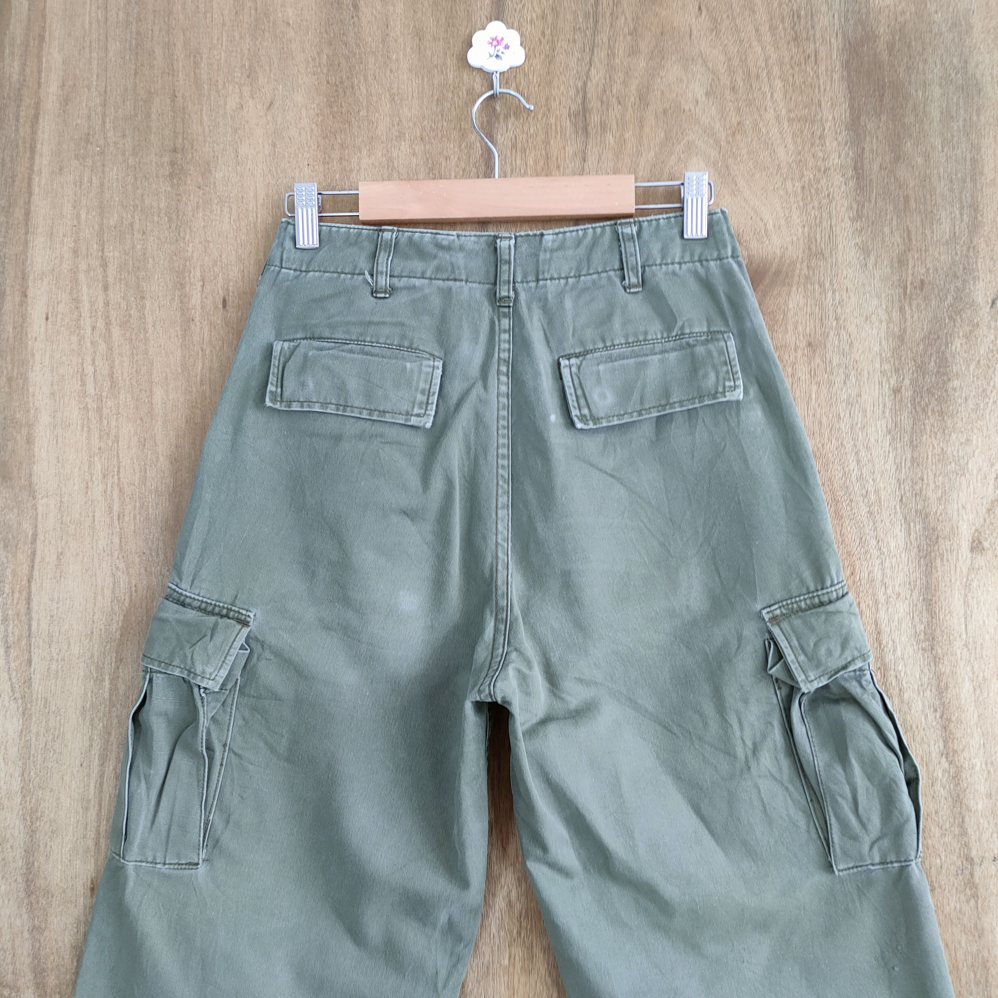 Japanese Brand JAPANESE BRAND BAGGY FADED CARGO PANTS Size US 26 / EU 42 - 9 Thumbnail