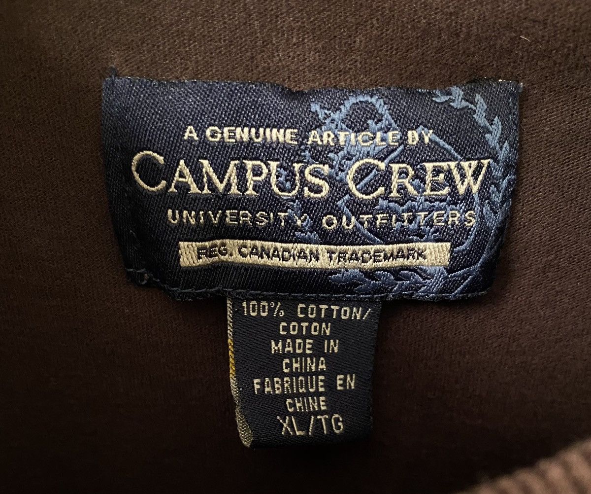 Other Vintage Varsity Campus Crew Mens Brown Long Sleeve Shirt Size US XL / EU 56 / 4 - 6 Thumbnail