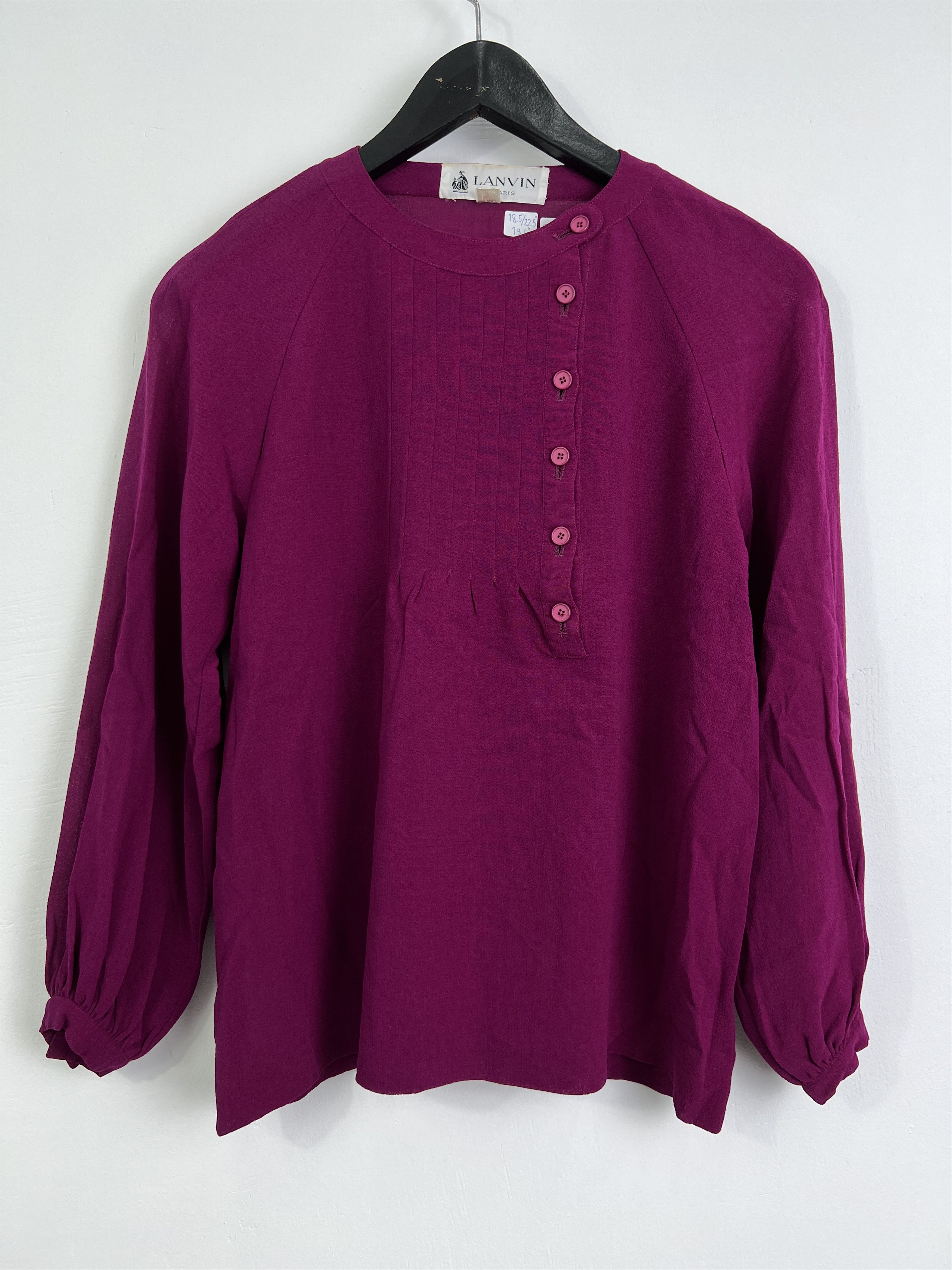 Lanvin Vintage Lanvin Paris Blouse GTMPT012 Size M / US 6-8 / IT 42-44 - 1 Thumbnail
