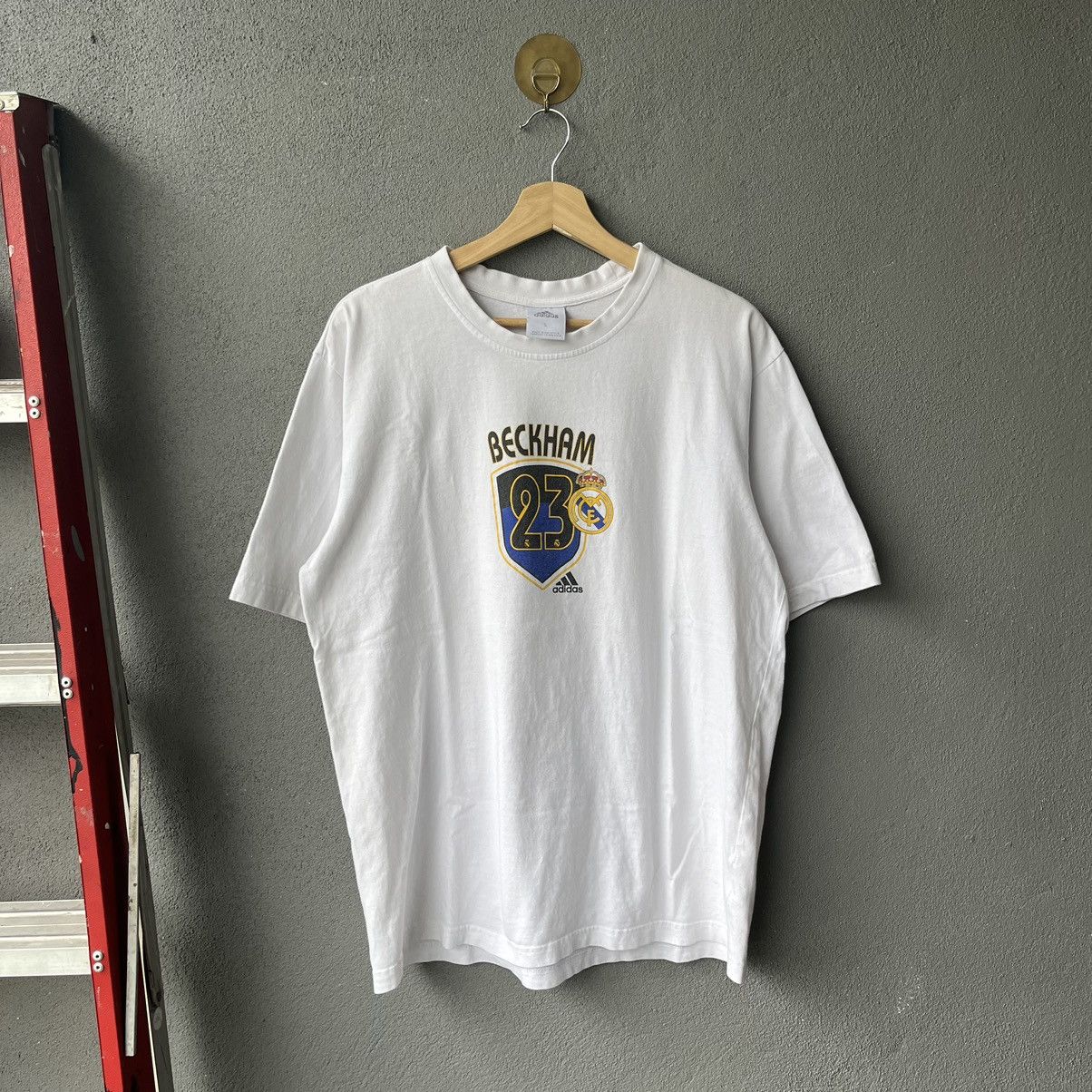 レア】00s adidas David Backham Tシャツ 英国製 M - メルカリ