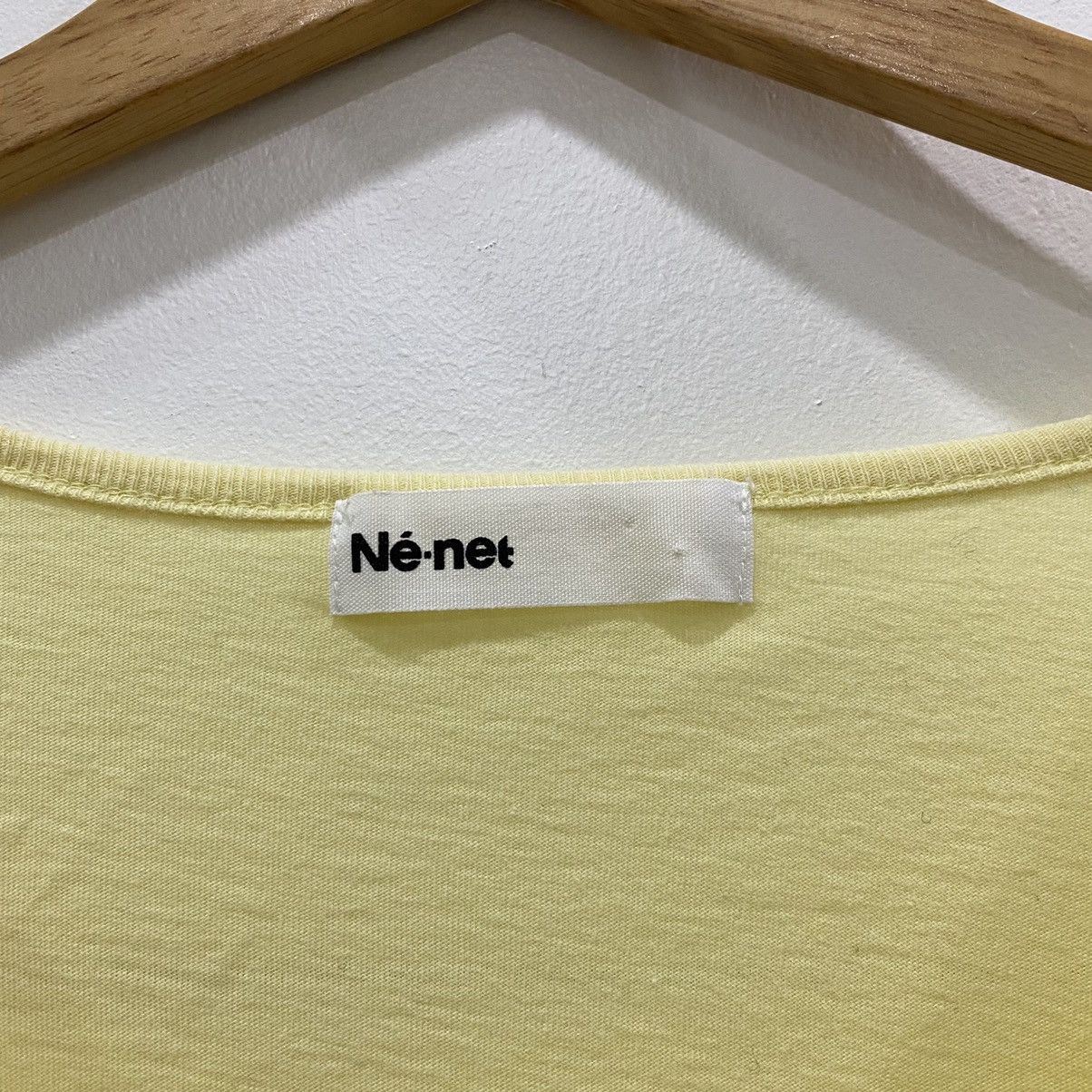 Issey Miyake × Japanese Brand × Ne-Net Ne-Net By Issey Miyake Rare Design Long sleeve Tee Tshirt Size US XS / EU 42 / 0 - 5 Thumbnail