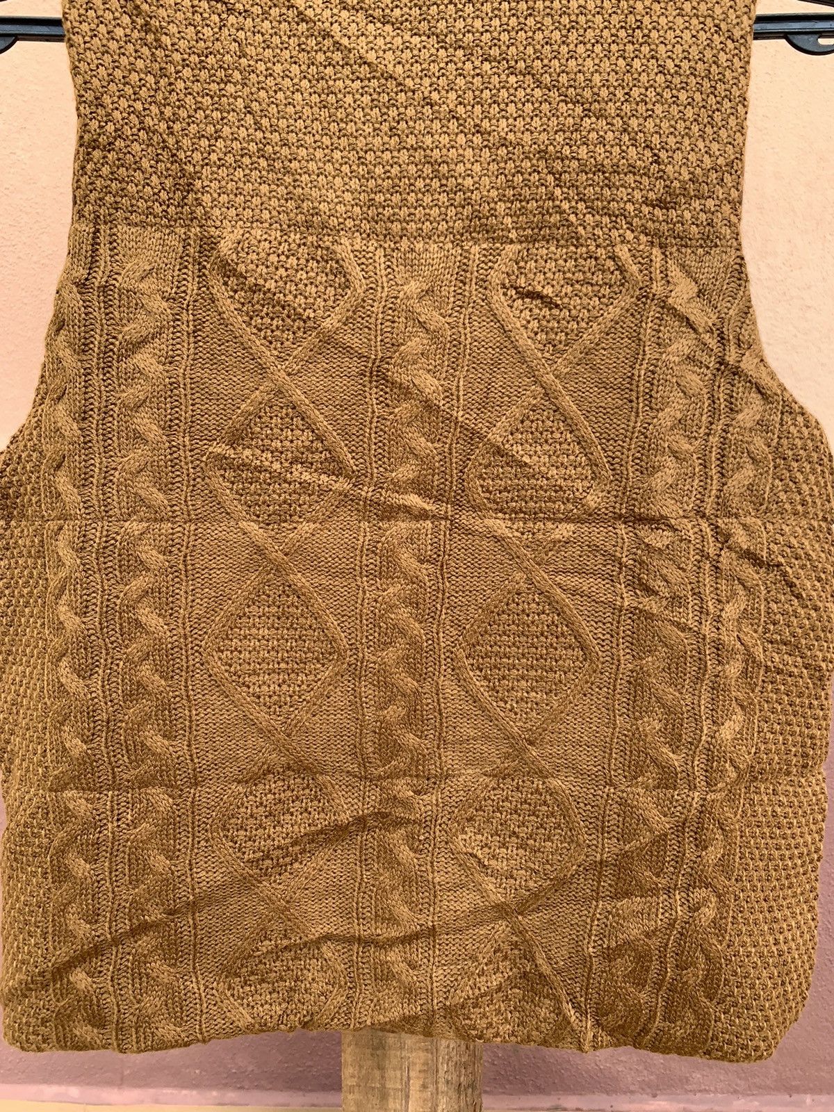 Japanese Brand × Other Knitwear vest cable knit plain design Size US L / EU 52-54 / 3 - 9 Thumbnail