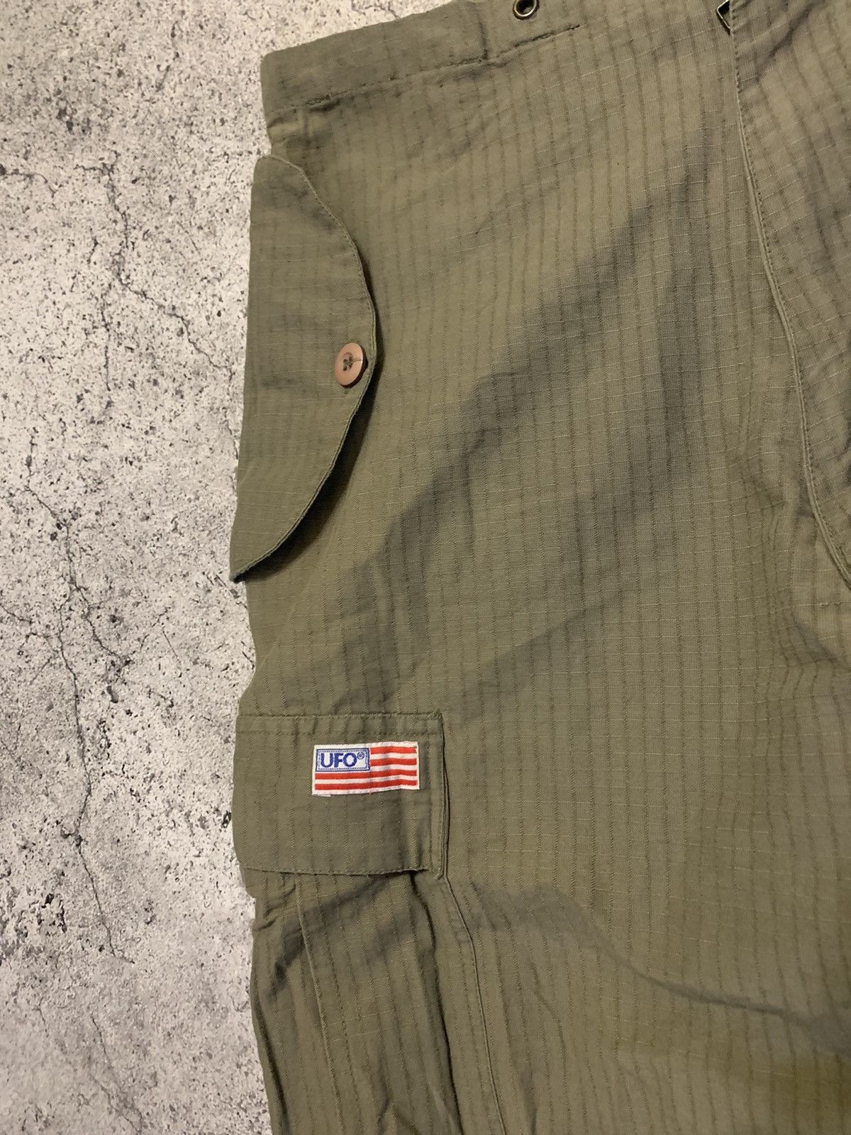 Japanese Brand Ufo cargo parachute bondage gorpcore loose fit pants Size US 32 / EU 48 - 11 Thumbnail