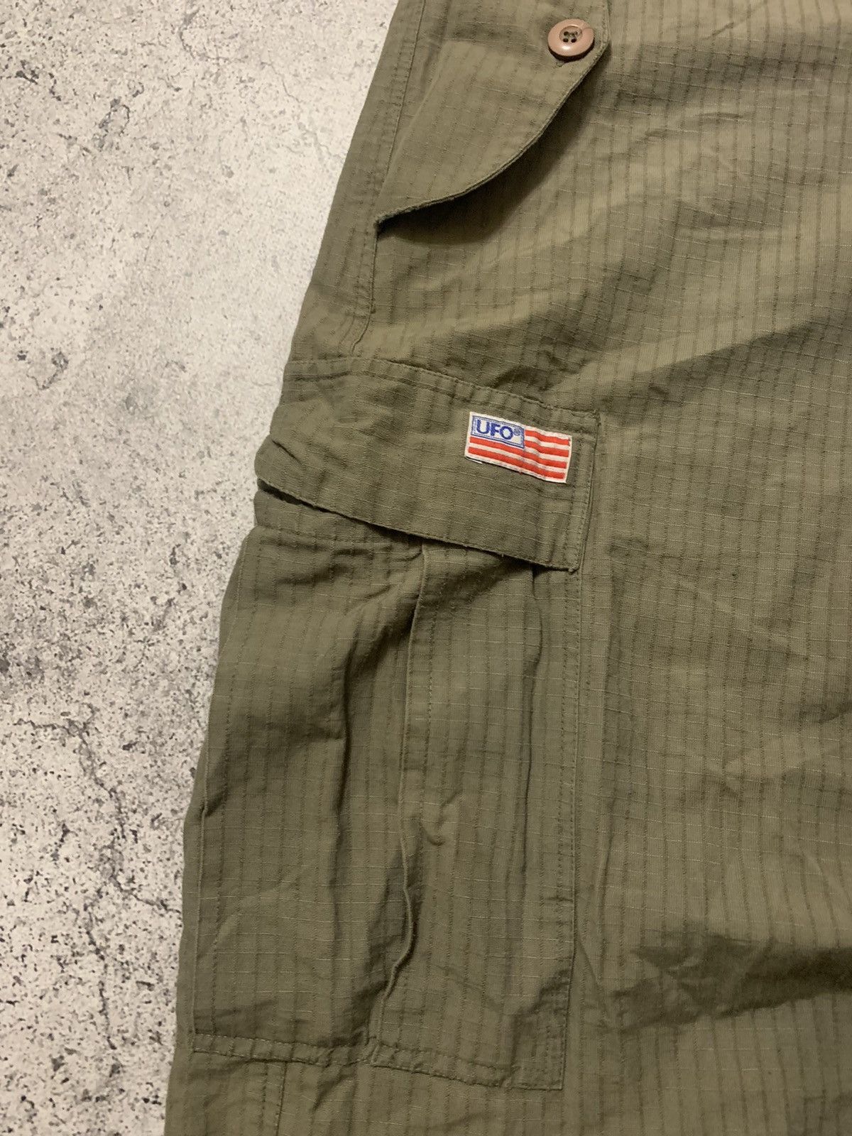 Japanese Brand Ufo cargo parachute bondage gorpcore loose fit pants Size US 32 / EU 48 - 7 Thumbnail