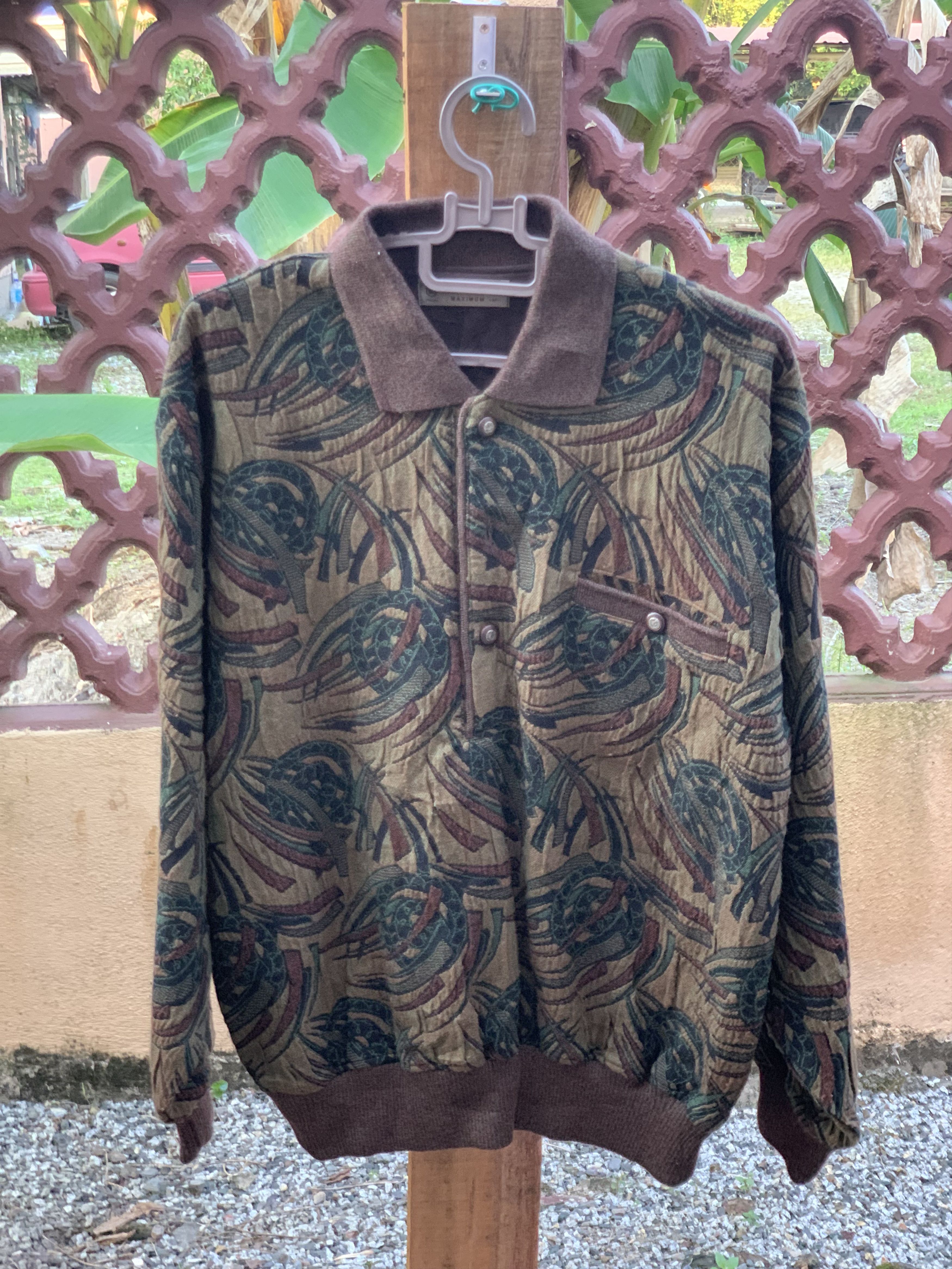 Japanese Brand Zealzip Vintage Rare Button Up Sweatshirt Size US M / EU 48-50 / 2 - 1 Thumbnail