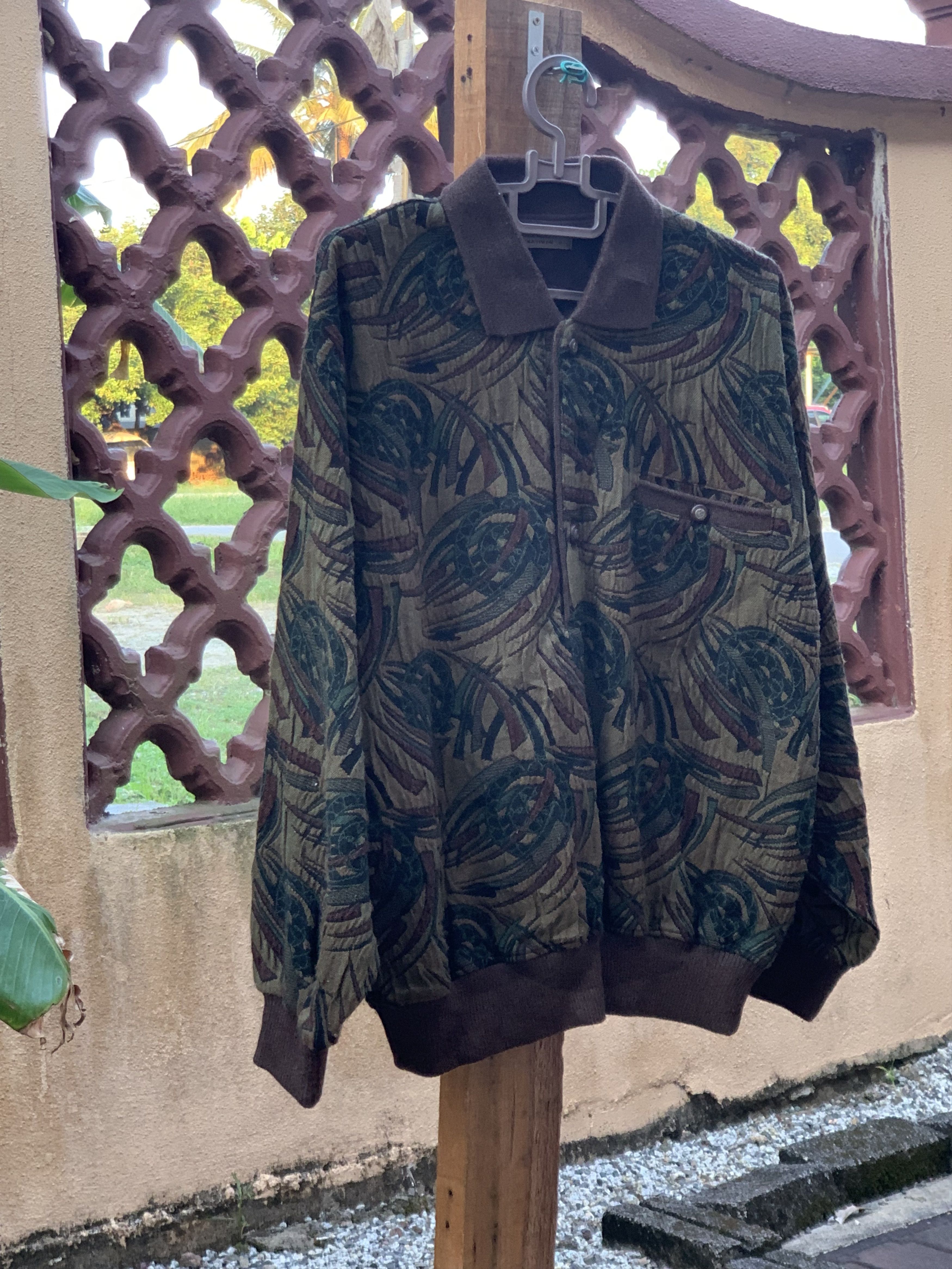 Japanese Brand Zealzip Vintage Rare Button Up Sweatshirt Size US M / EU 48-50 / 2 - 3 Thumbnail