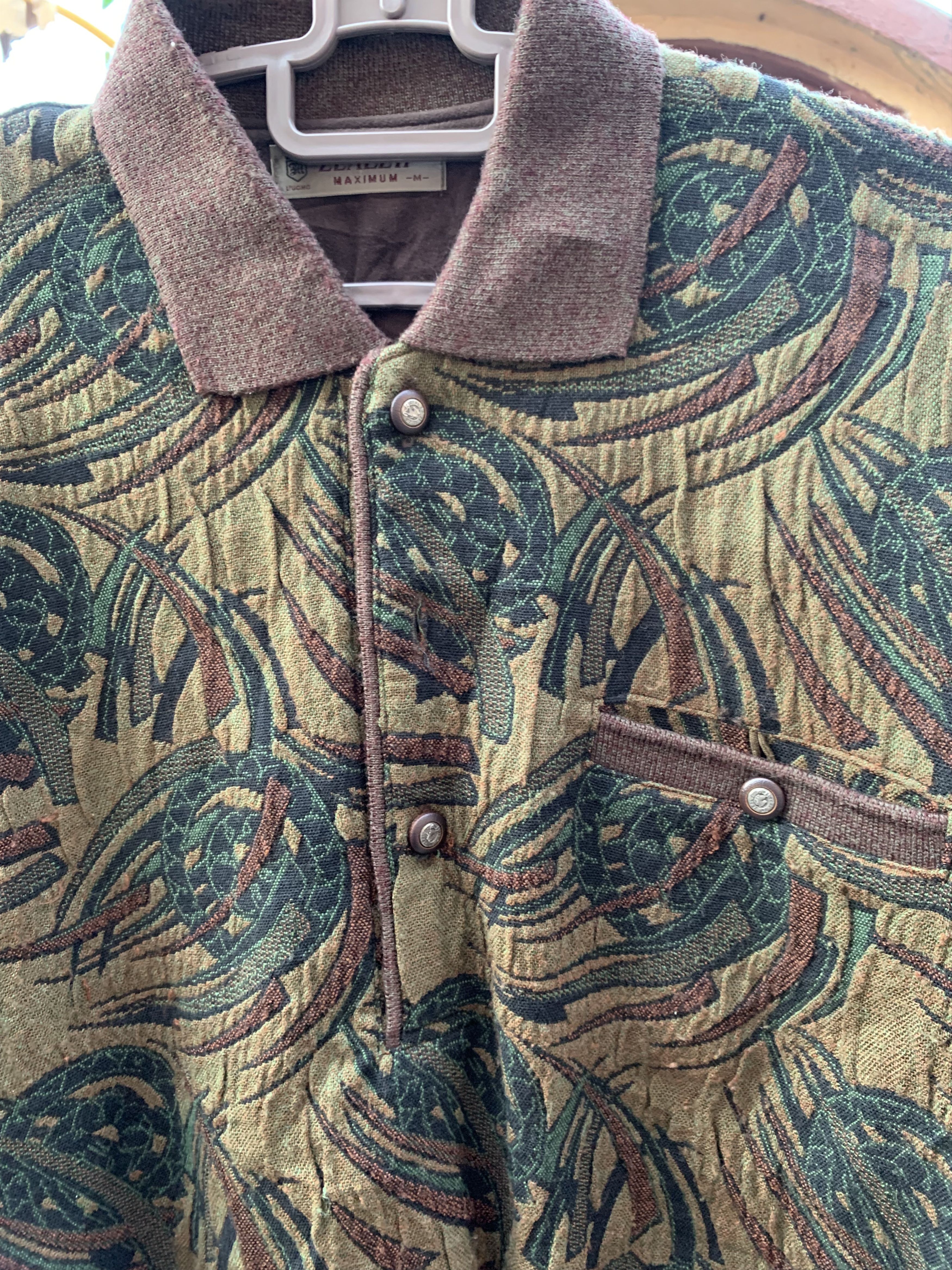 Japanese Brand Zealzip Vintage Rare Button Up Sweatshirt Size US M / EU 48-50 / 2 - 5 Thumbnail