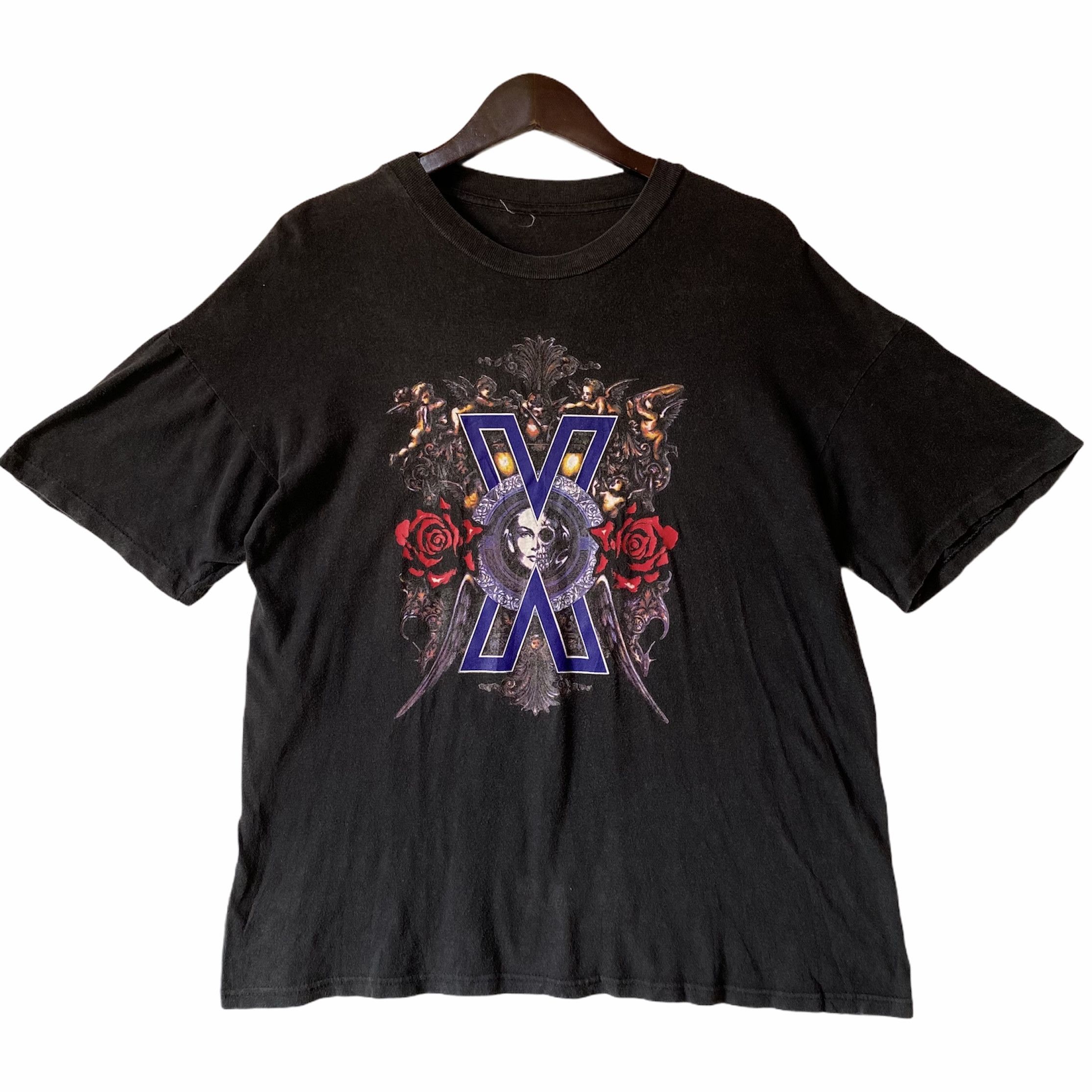 X(X JAPAN) 1991Tour 復刻STAFF Tシャツ VINTAGE X Japan STAFF Japanese rock band tour 1991 shirt