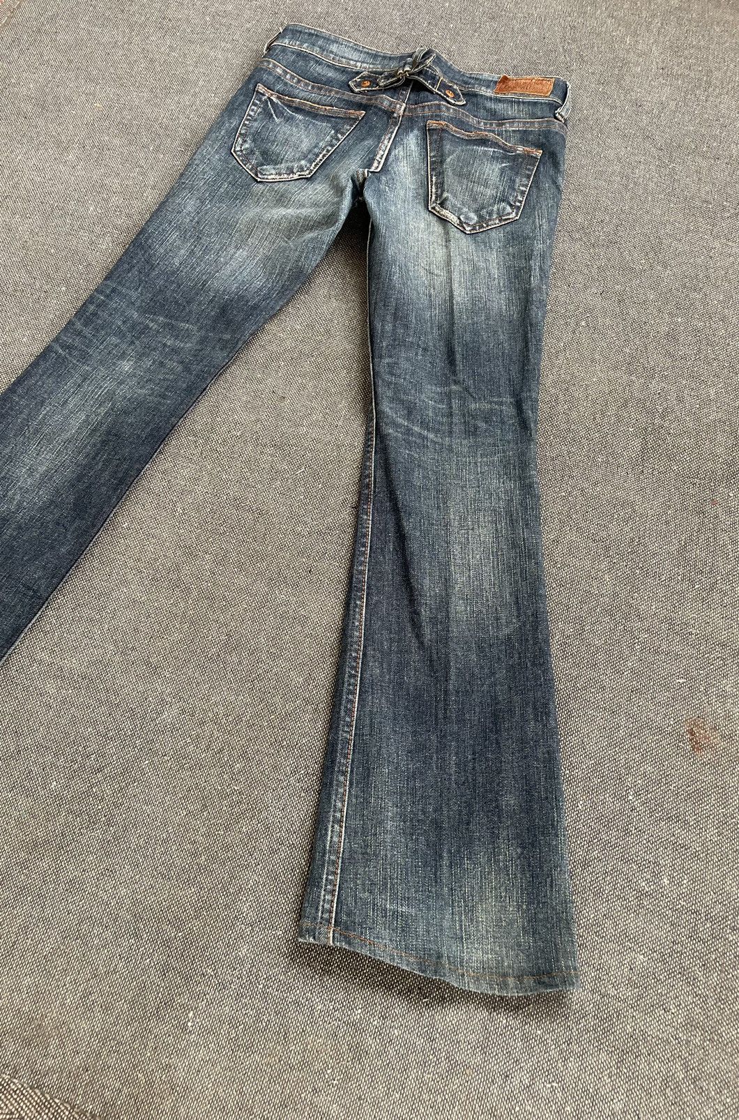 Flare Japanese Brand WOW Low Rise Jeans