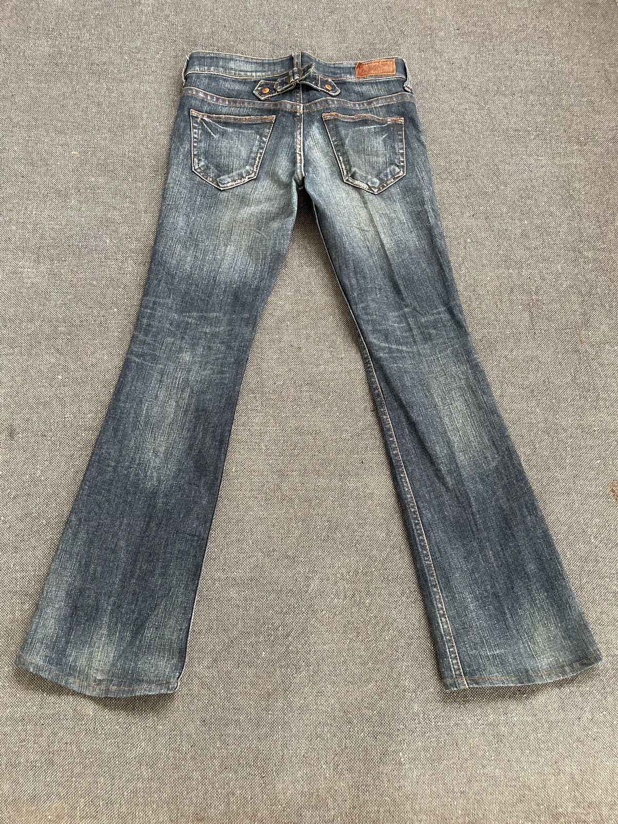 Flare Japanese Brand WOW Low Rise Jeans