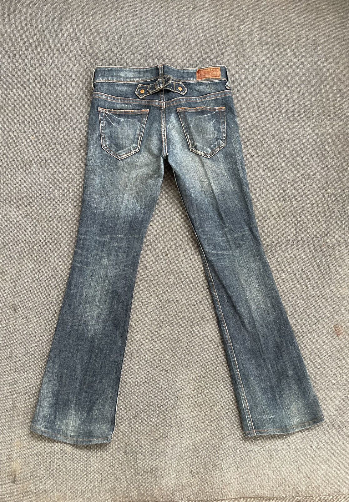 Flare Japanese Brand WOW Low Rise Jeans