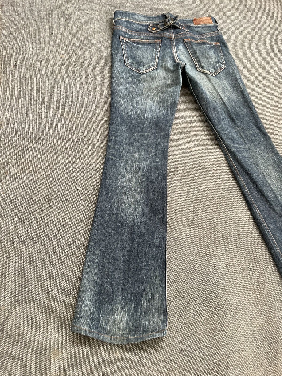 Flare Japanese Brand WOW Low Rise Jeans