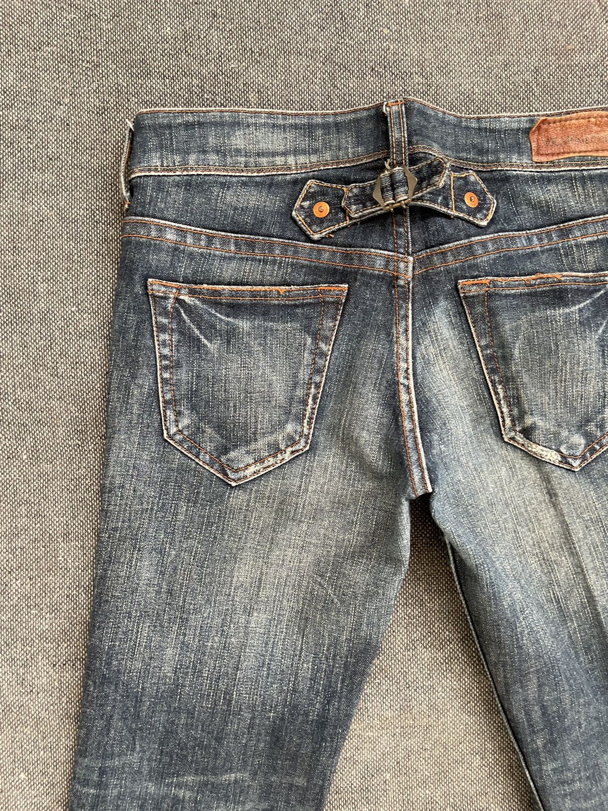 Flare Japanese Brand WOW Low Rise Jeans