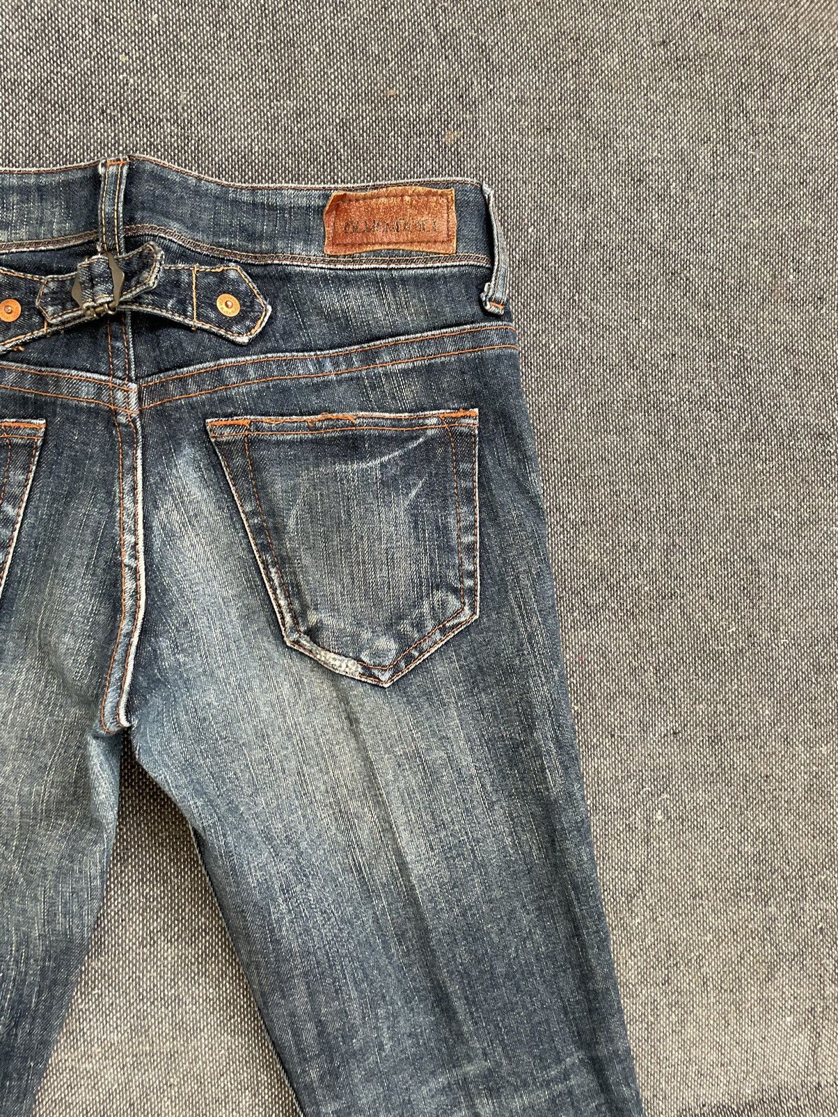Flare Japanese Brand WOW Low Rise Jeans