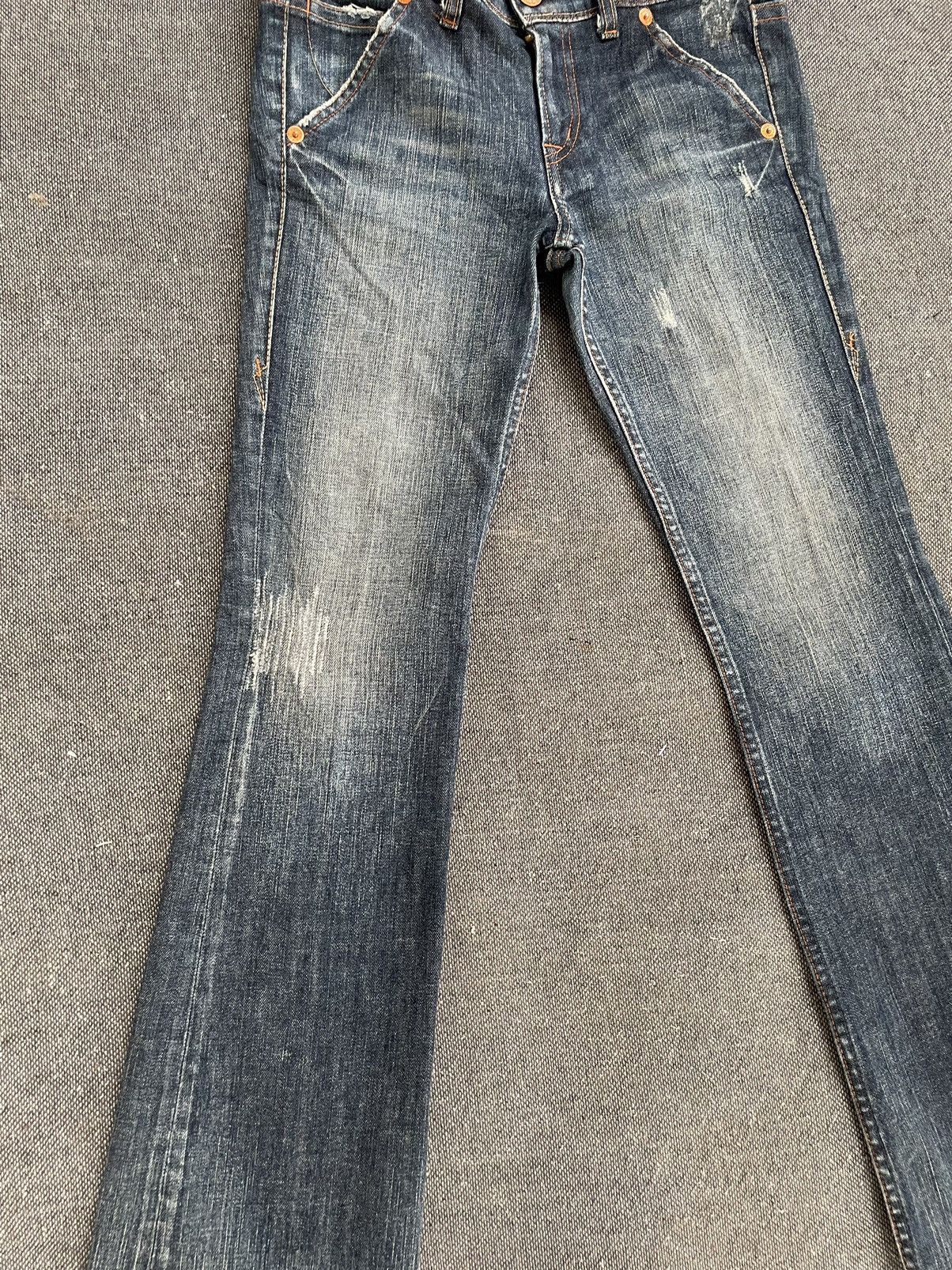 Flare Japanese Brand WOW Low Rise Jeans
