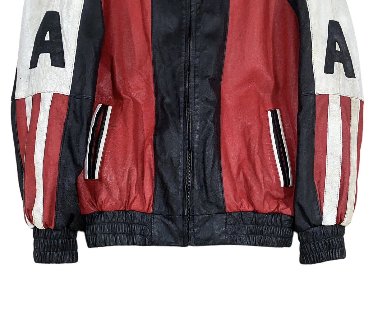 Vintage Vtg🔥Neo Blood Tokyo America Flag Leather Jacket Size US M / EU 48-50 / 2 - 5 Thumbnail