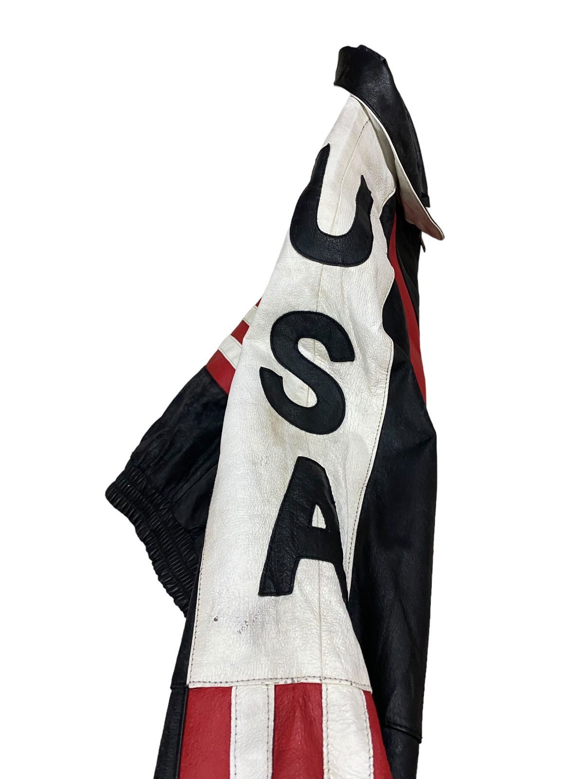 Vintage Vtg🔥Neo Blood Tokyo America Flag Leather Jacket Size US M / EU 48-50 / 2 - 17 Thumbnail