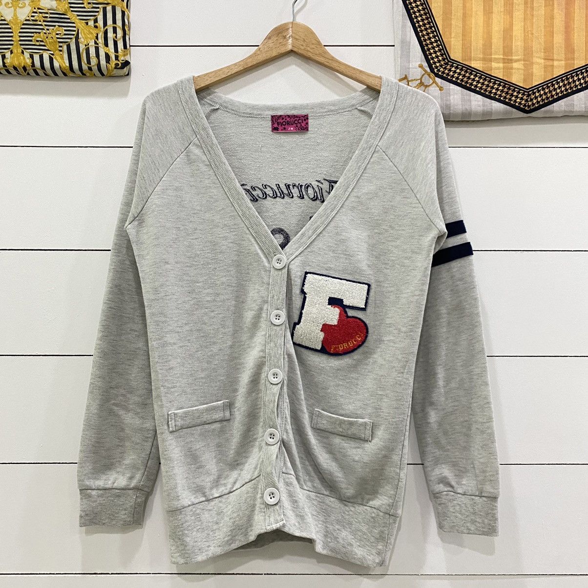 Fiorucci × Japanese Brand Fiorucci Patchwork Cardigan Hysteric Glamour Style Size US XS / EU 42 / 0 - 1 Thumbnail