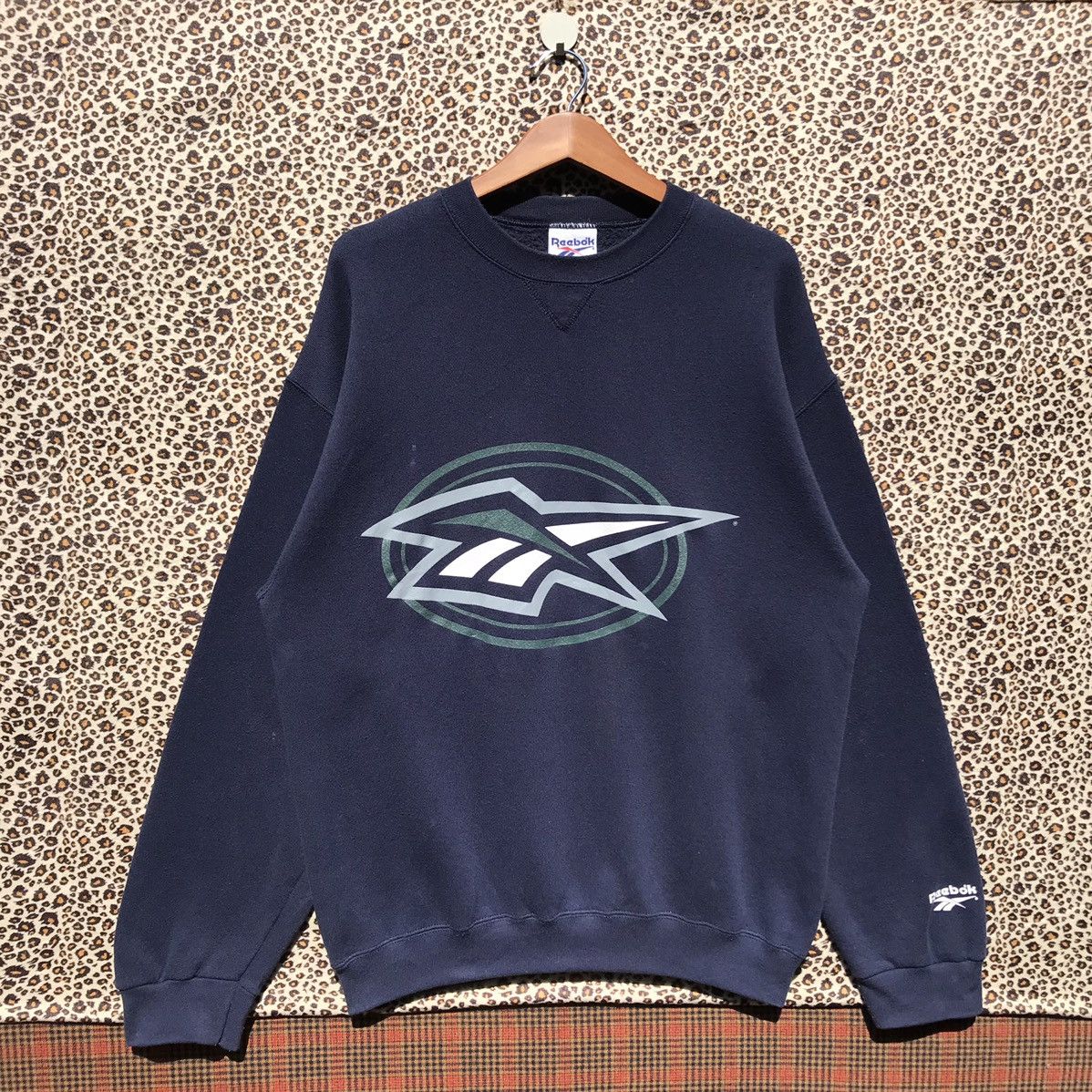 Reebok × Vintage Vintage 90s Reebok Sweatshirt Reebok Sportswear. Size US L / EU 52-54 / 3 - 2 Thumbnail