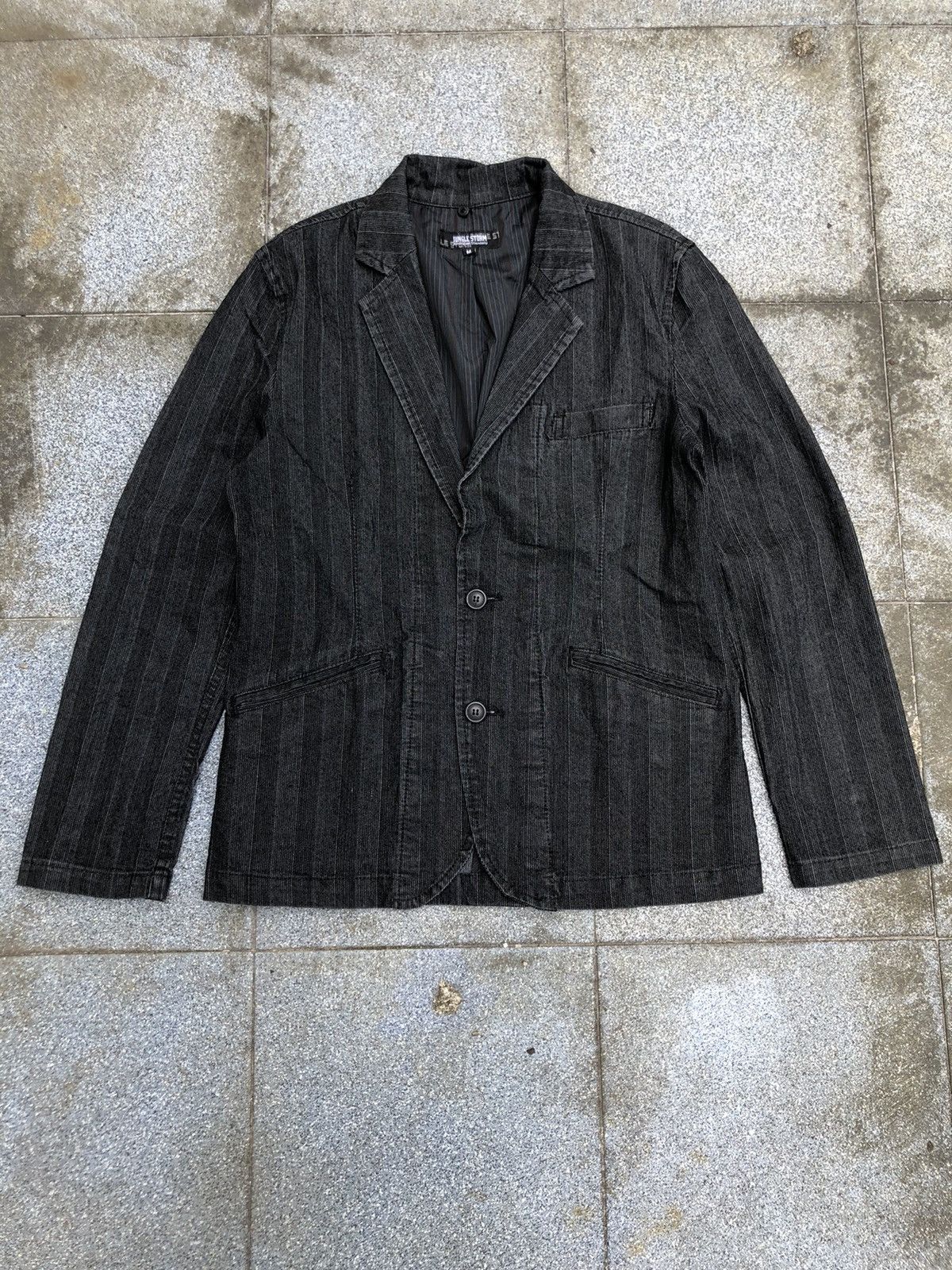 Japanese Brand × Seditionaries Jungle Storm stripes work jacket Size US M / EU 48-50 / 2 - 3 Thumbnail