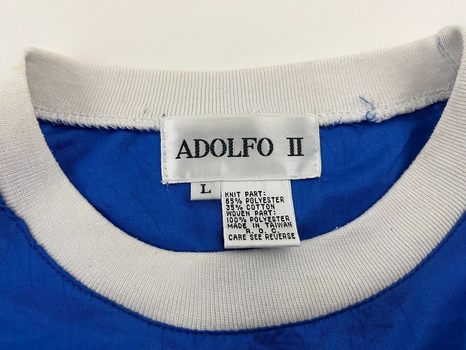 Vintage Vintage Adolfo Nautical Embroidered Shirt Large Sailing Size US L / EU 52-54 / 3 - 9 Thumbnail