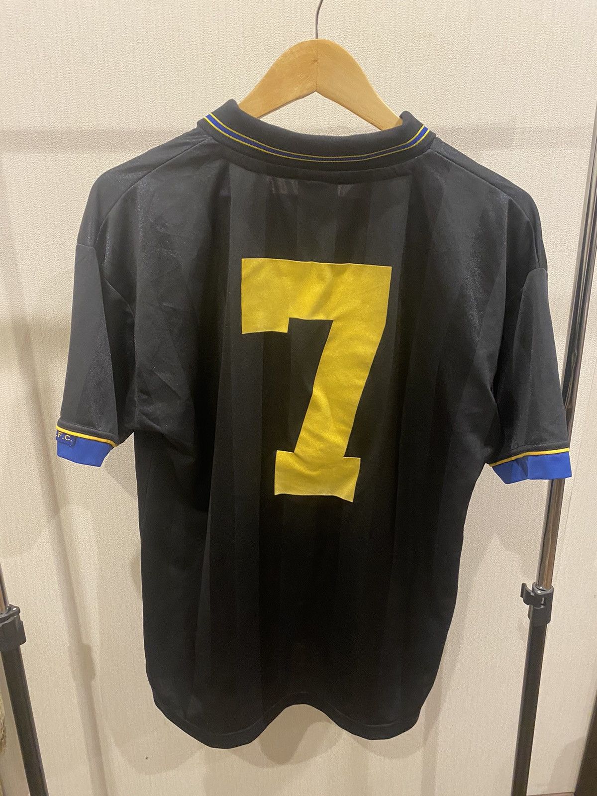 Manchester United Retro Soccer Jersey Score Draw #7