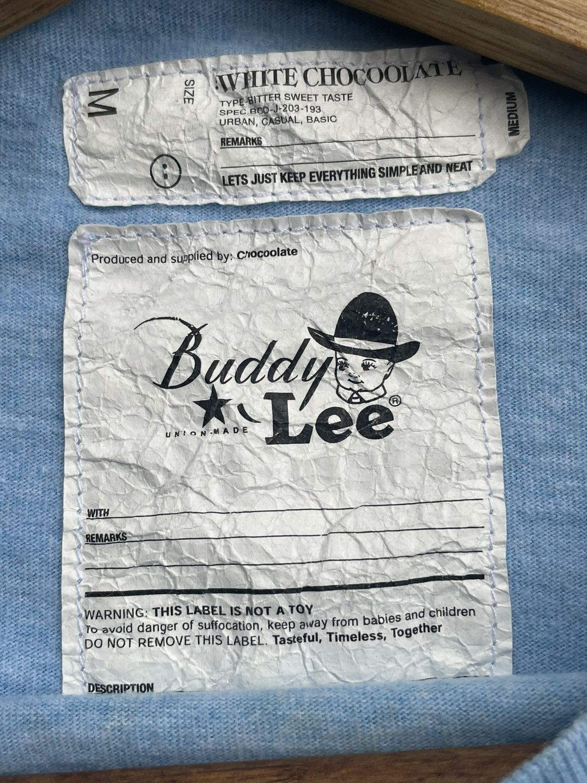 White Chocoolate X Buddy Lee Tshirt