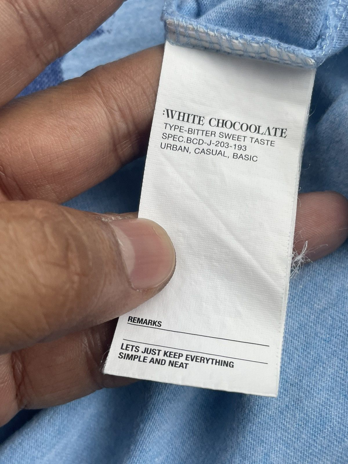 White Chocoolate X Buddy Lee Tshirt