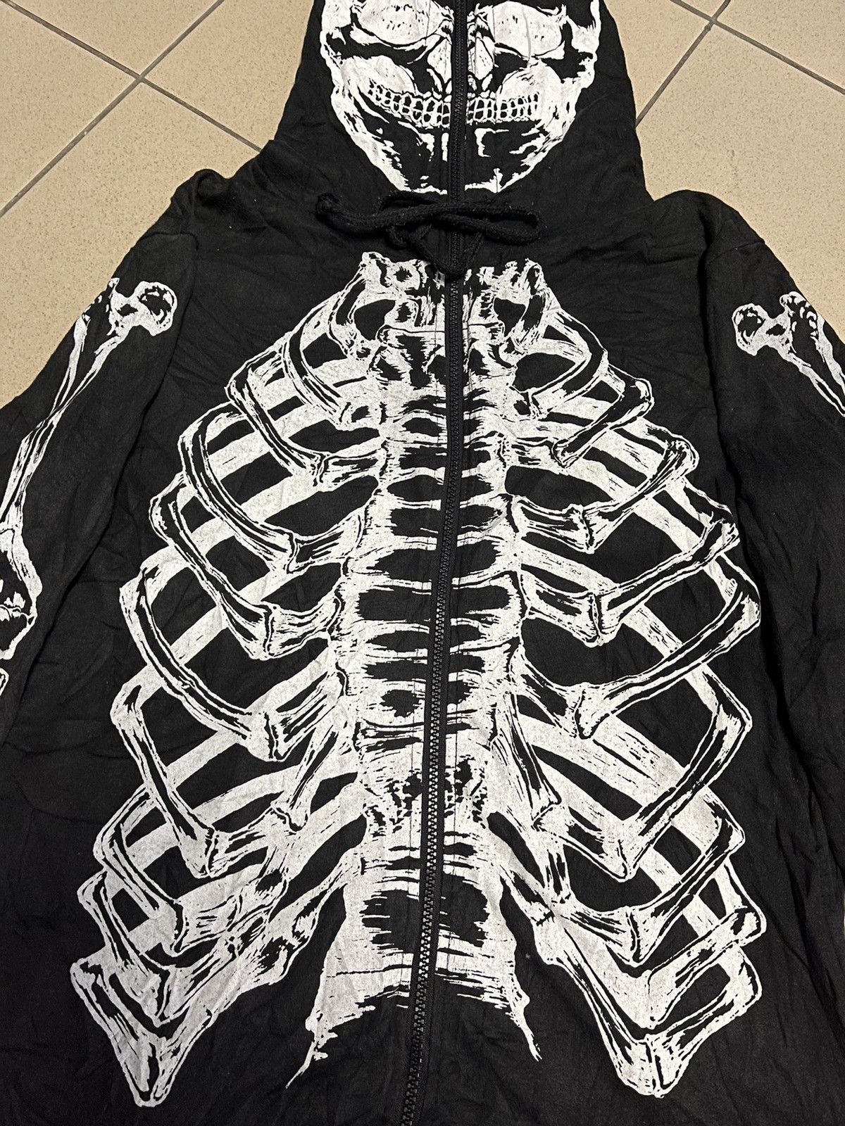 Vanson Leathers 🔥HOT🔥VINTAGE SKULL SKELETON FULL ZIP VERY RARE Size US M / EU 48-50 / 2 - 5 Thumbnail