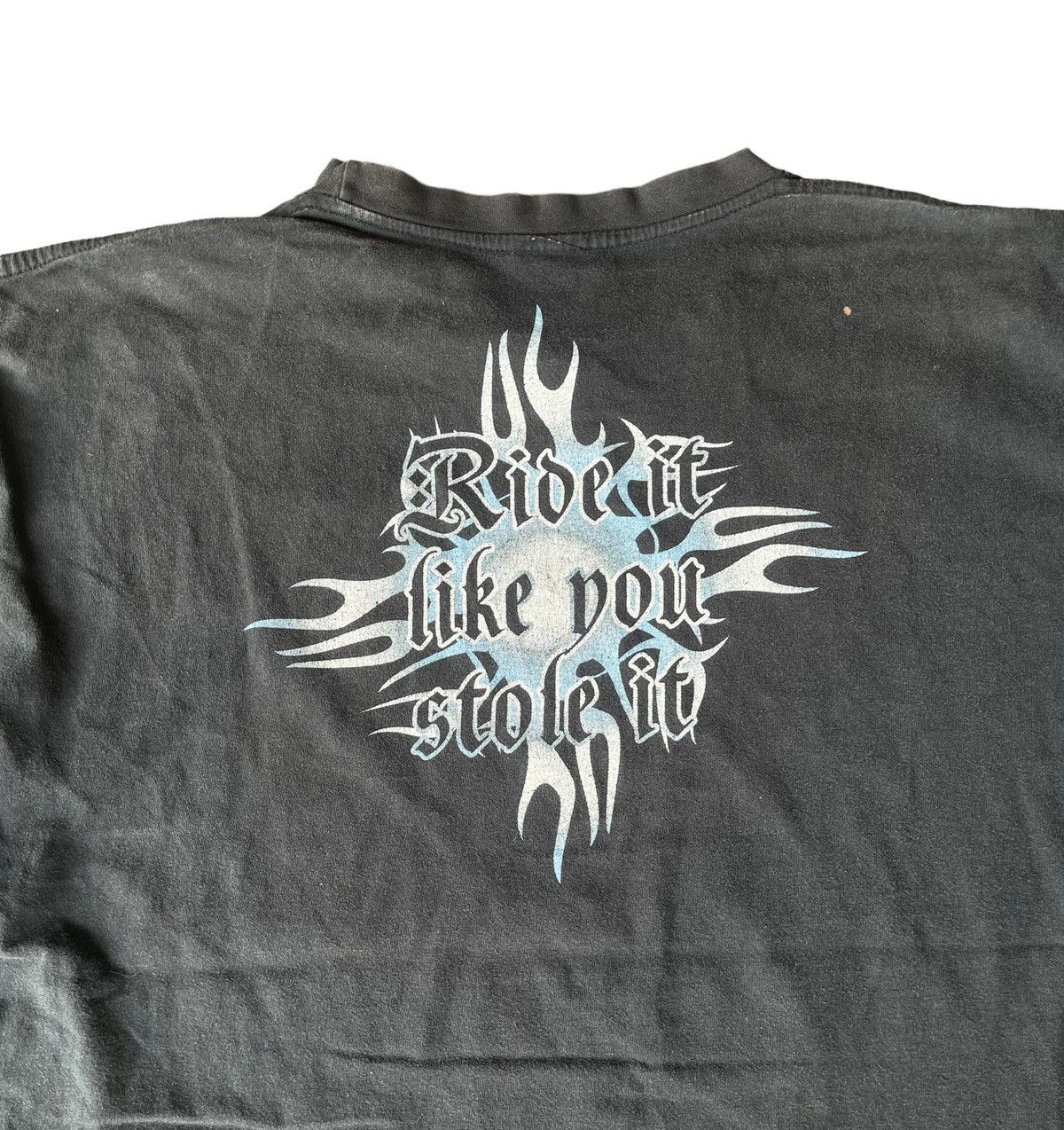 Marvel Comics × Vintage 💥 RARE 90s GHOST RIDER CREWNECK TSHIRT Size US L / EU 52-54 / 3 - 6 Thumbnail